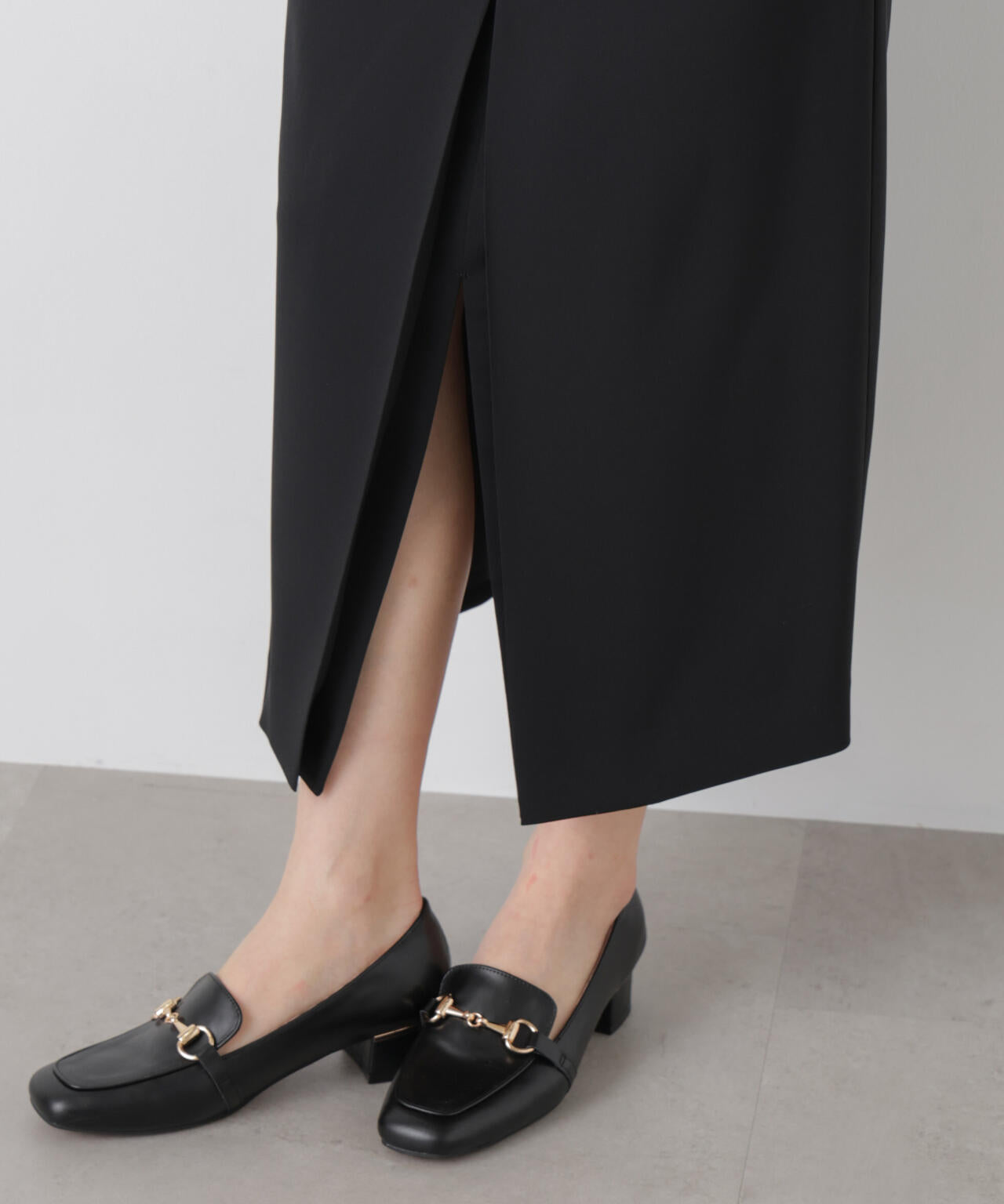 ハイツイストドライタックスリットロングスカート(セットアップ可) 6696130302