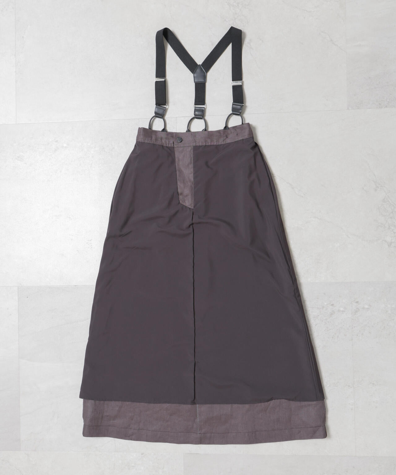 European Flax サスペンダー付きスカート(セットアップ可) 6696130304