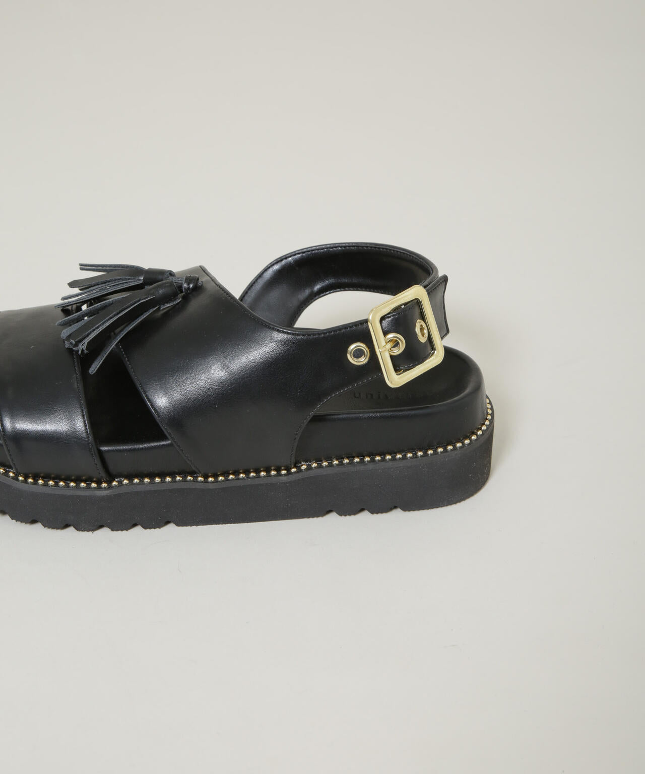 プラットフォームタッセルサンダル 6696133303