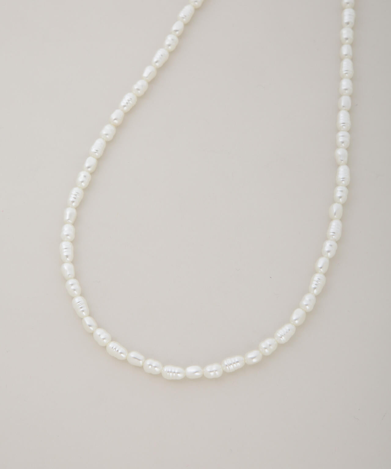 フェイクバロックパール1連ネックレス 6696146301