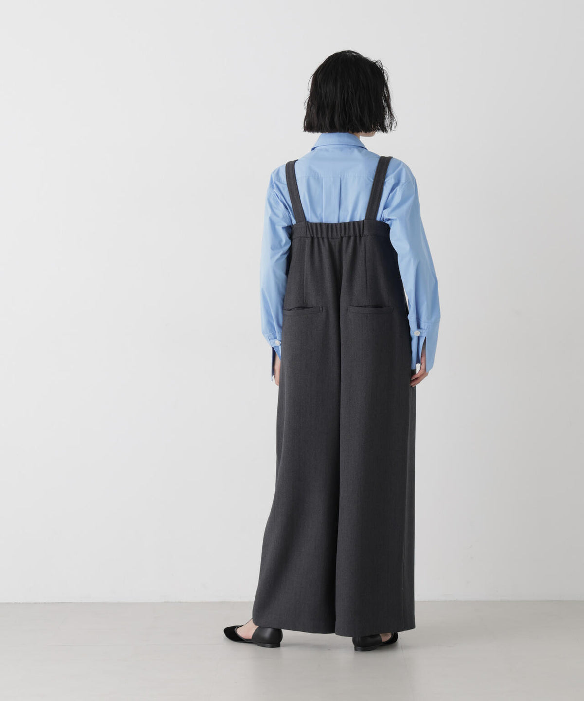 MIXヘリンボンサロペット 6696219318
