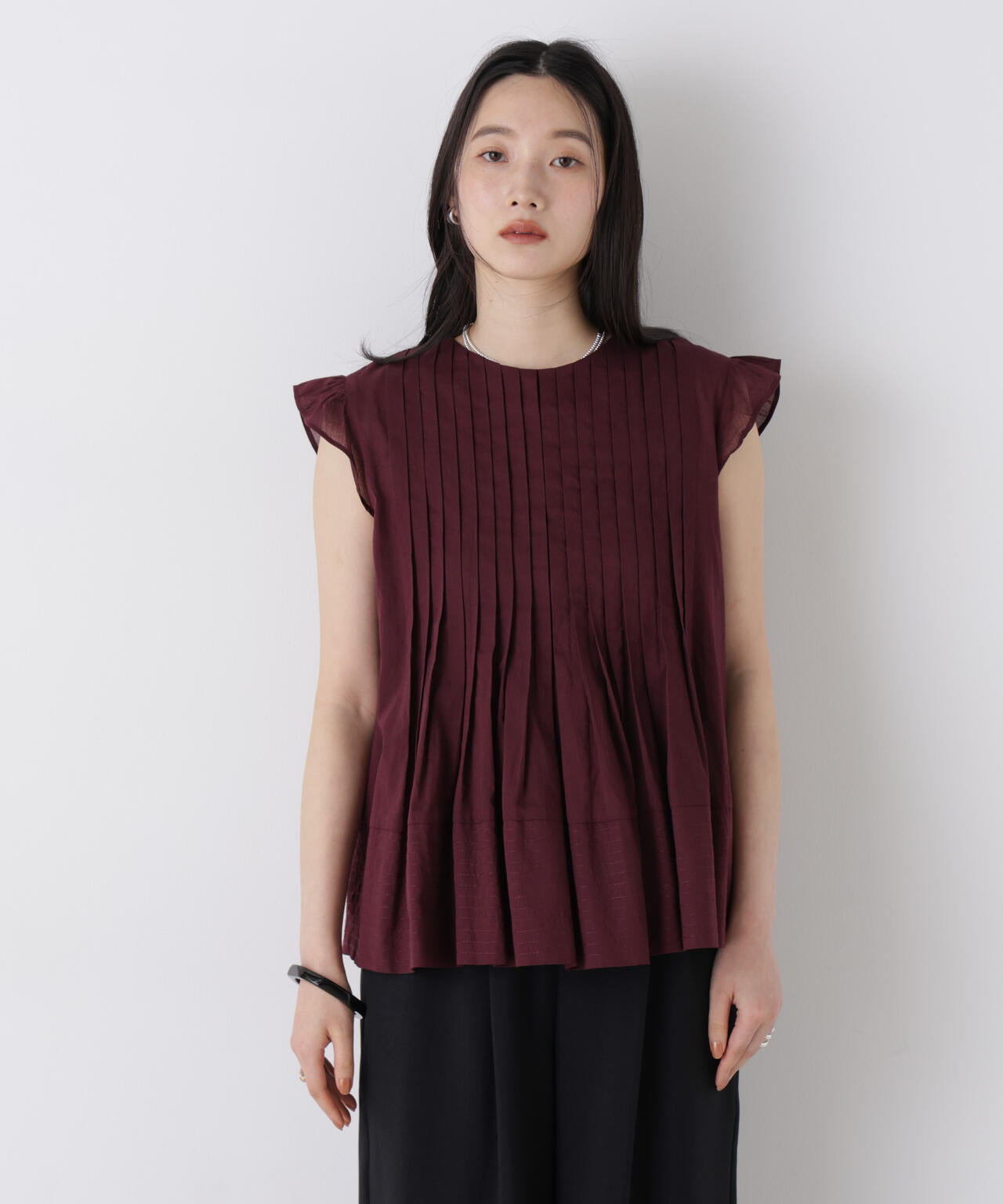made in india タックステッチブラウス(セットアップ可) 6696221300