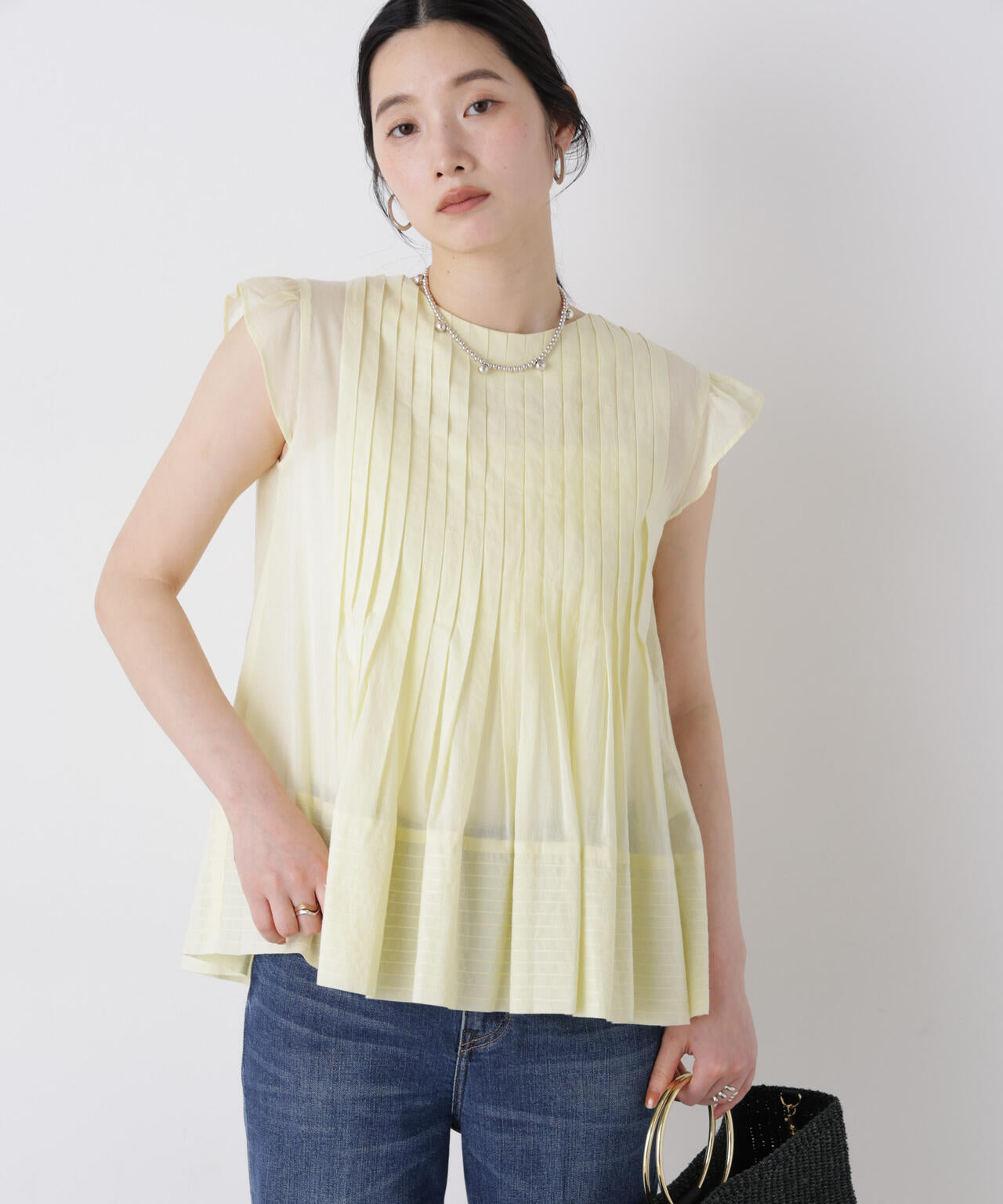 made in india タックステッチブラウス(セットアップ可) 6696221300