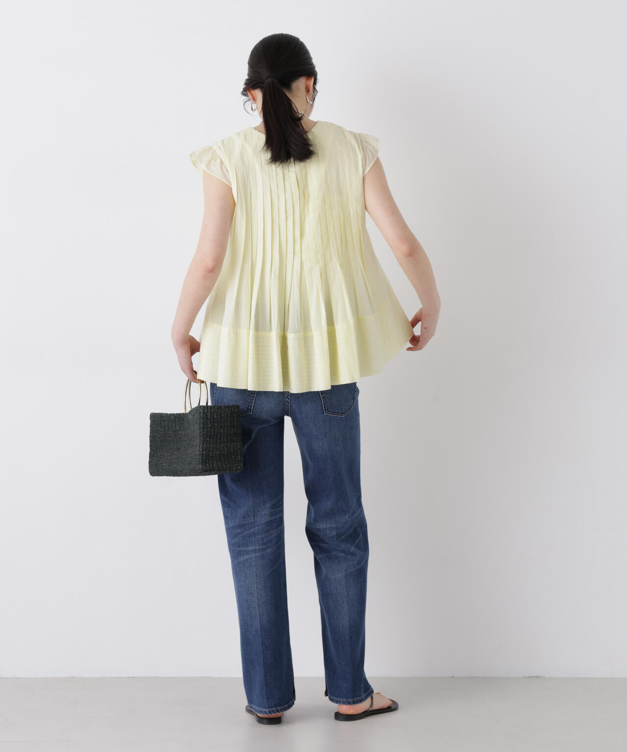 made in india タックステッチブラウス(セットアップ可) 6696221300