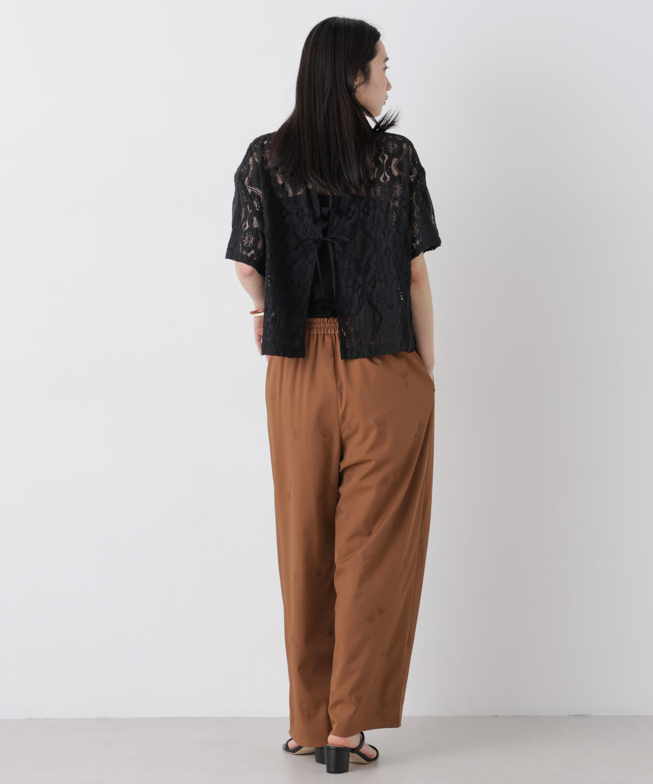 made in india レースワイドブラウス 6696221302