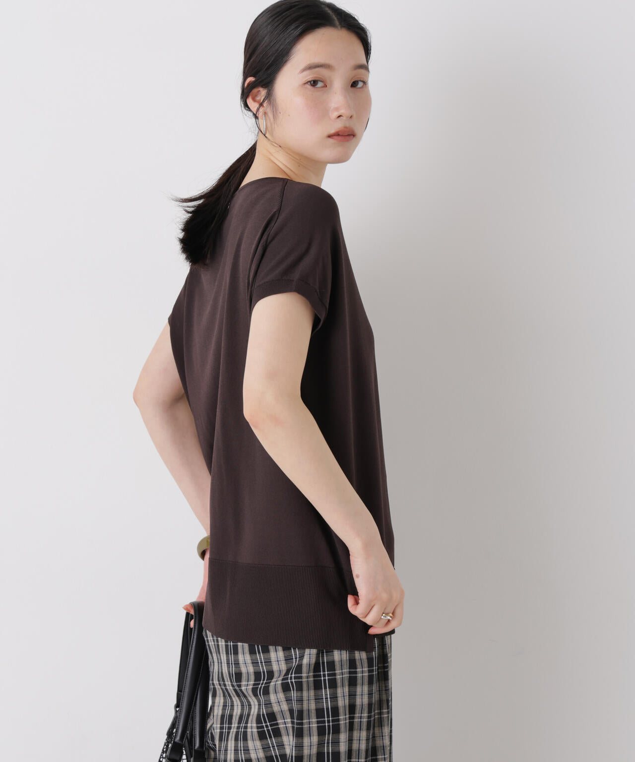 SUMMER VEIL KNIT ワイドプルオーバー 6696222310