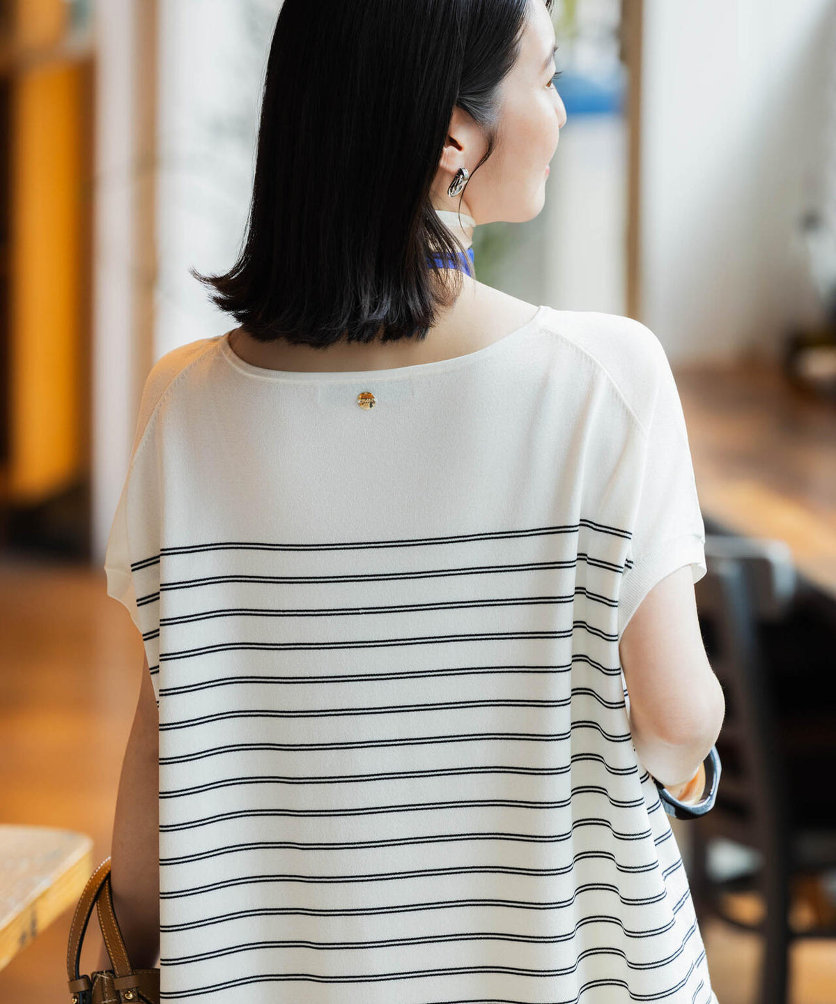 SUMMER VEIL KNIT ワイドプルオーバー 6696222310