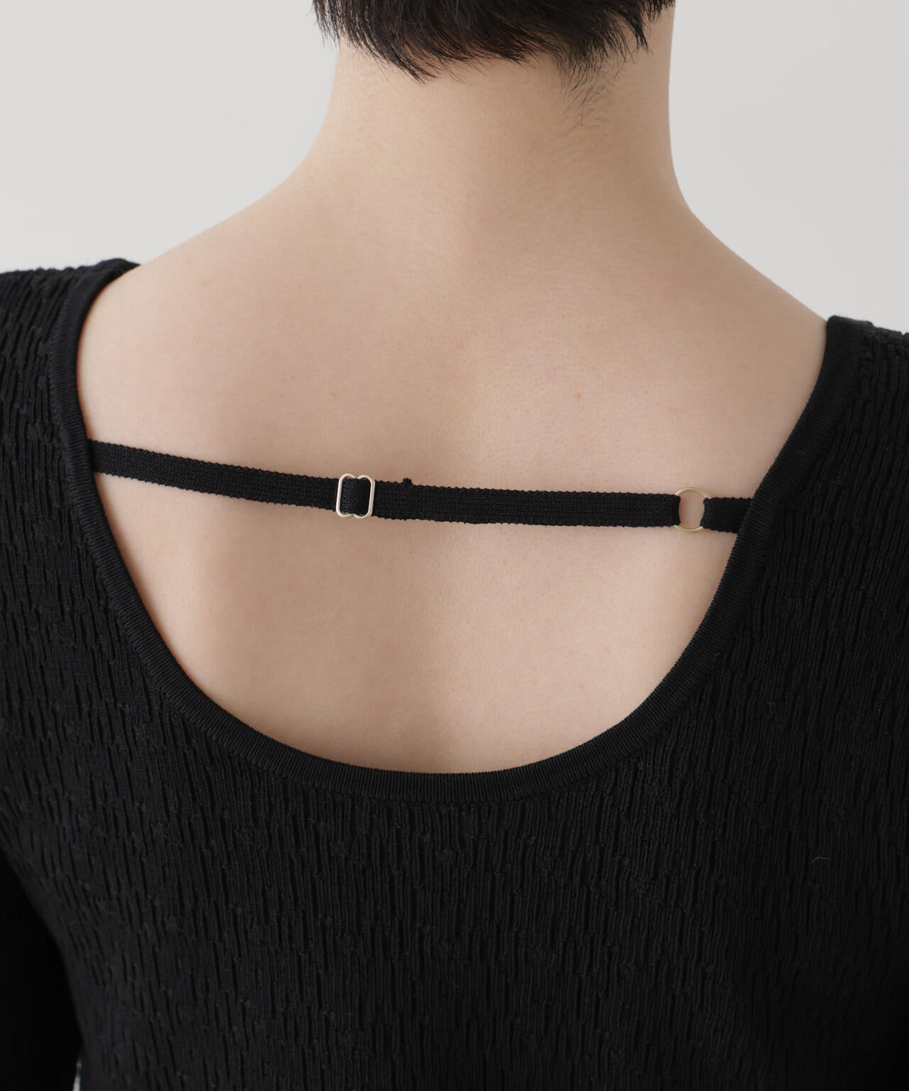 バックオープンリンクス編みニット 6696222315
