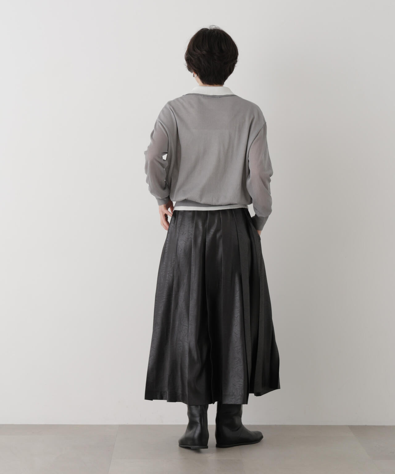 レイヤードライクシアーポロニット 6696222316