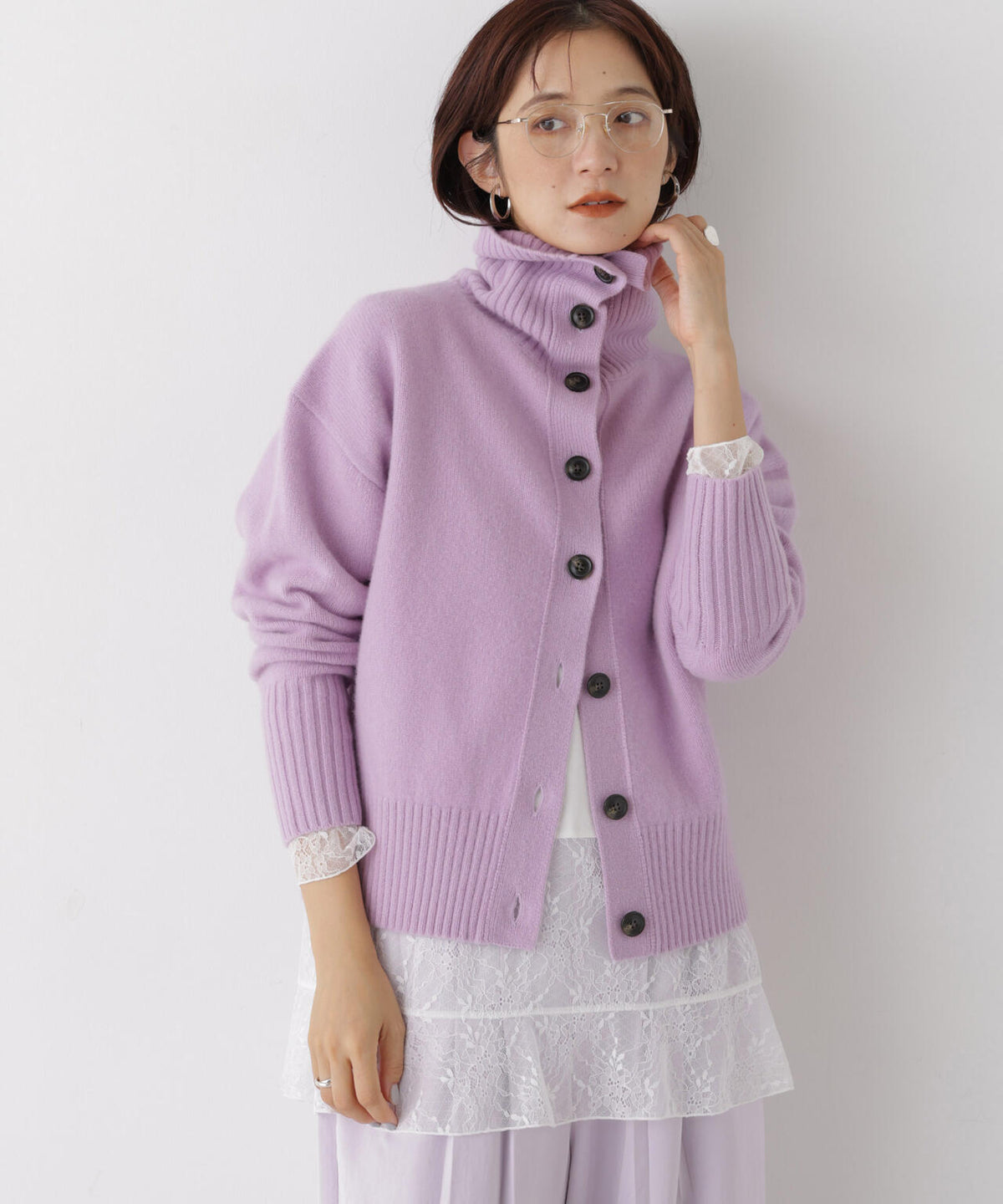 レースフレアヘムカットトップス 6696223309