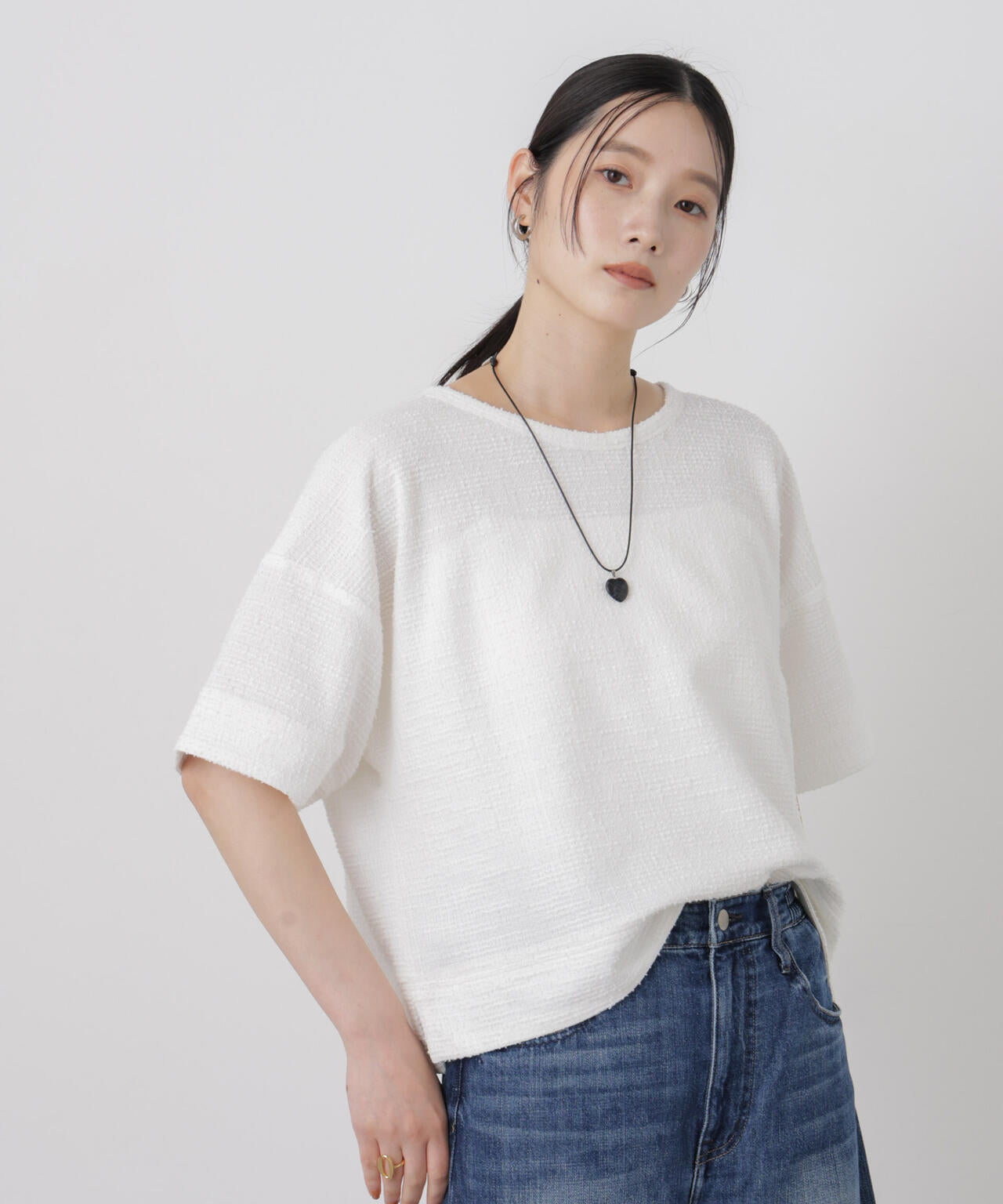 ジャージーツイードTシャツ 6696224300