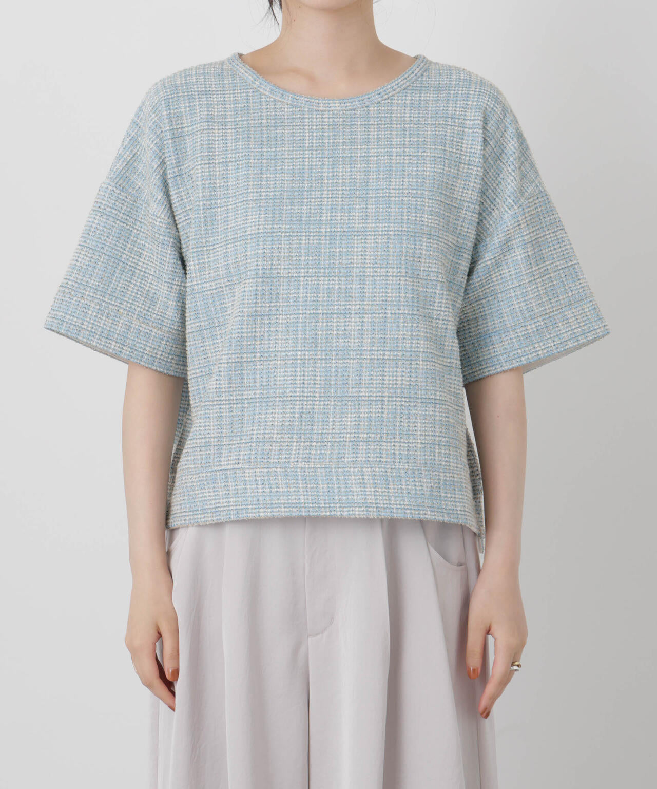 ジャージーツイードTシャツ 6696224300