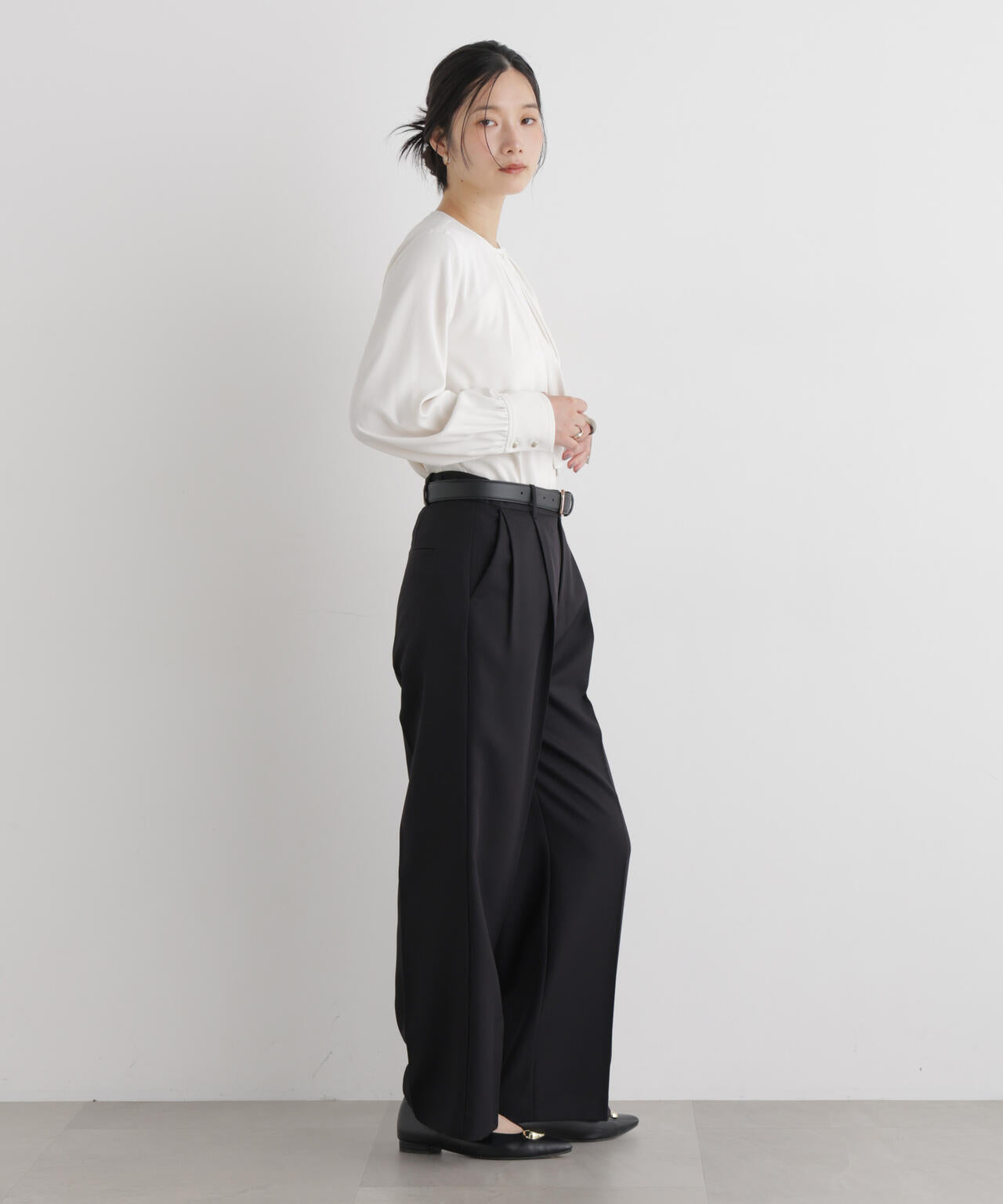 【GRACETEC】パウダーツイルタックワイドパンツ(セットアップ可) 6696227306