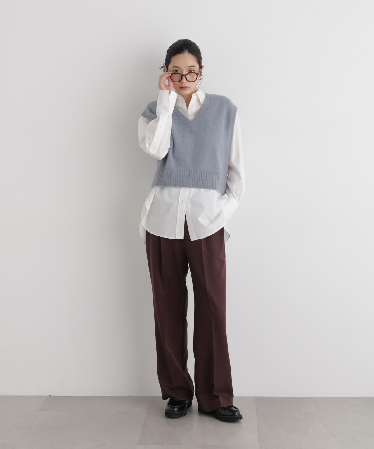 【GRACETEC】パウダーツイルタックワイドパンツ(セットアップ可) 6696227306