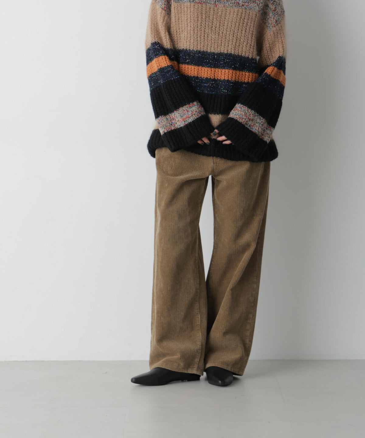 「STEVELOUR」太コールストレートパンツ 6696227311