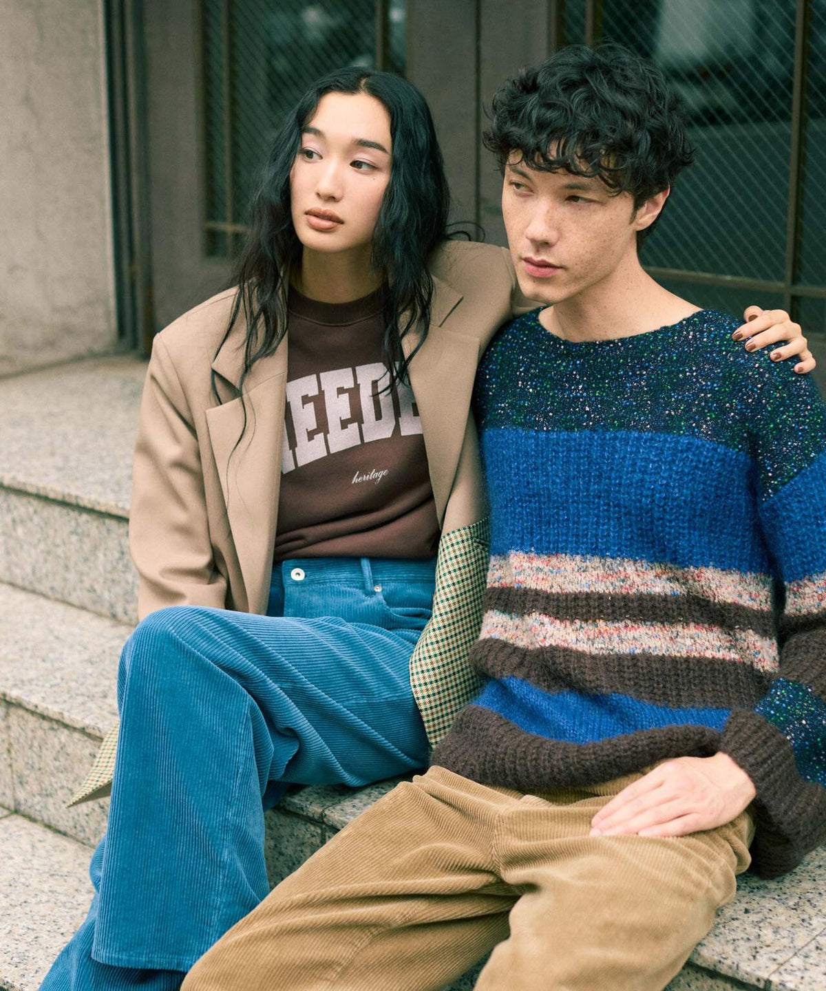 「STEVELOUR」太コールストレートパンツ 6696227311
