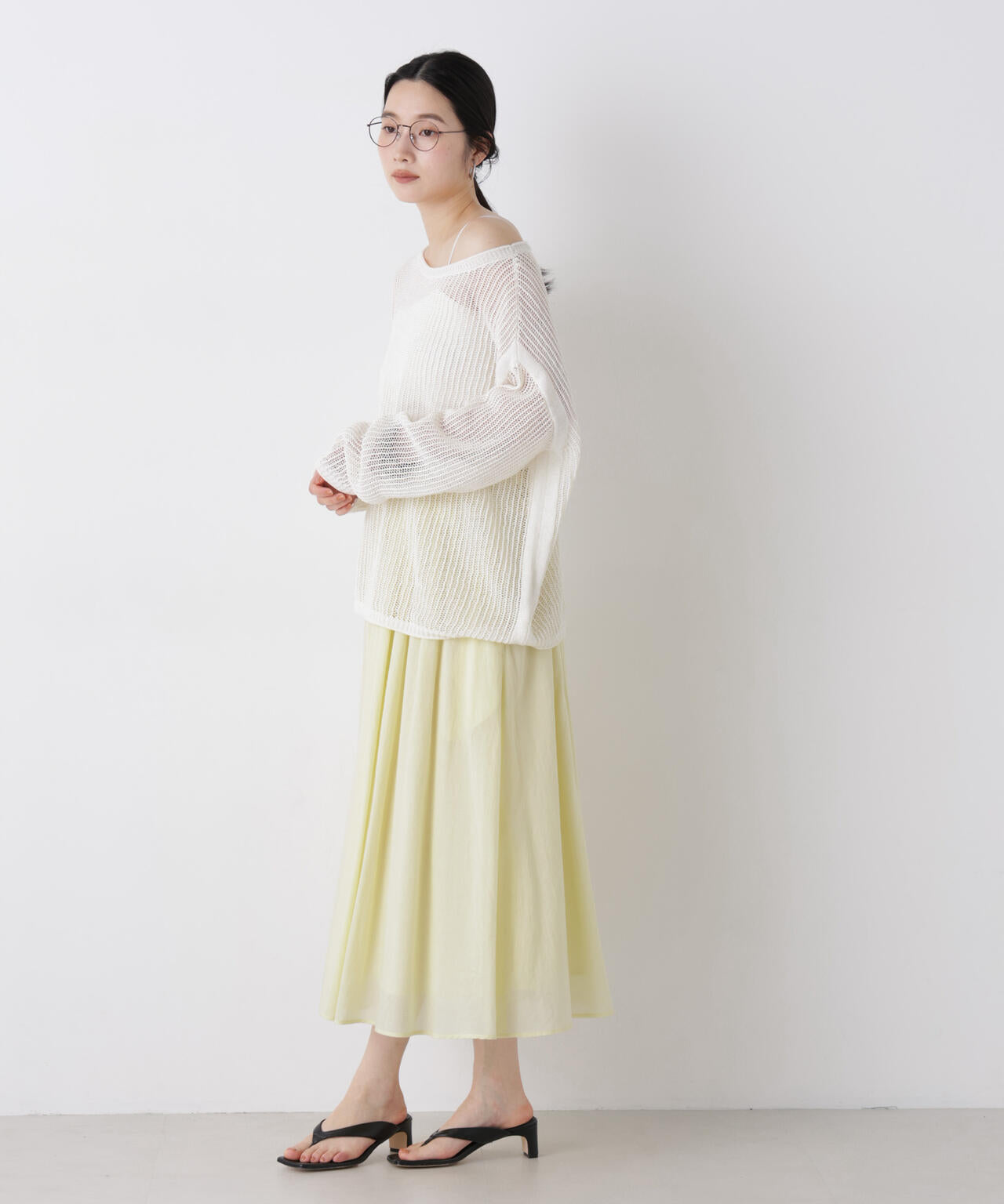 made in india タックフレアスカート(セットアップ可) 6696230300