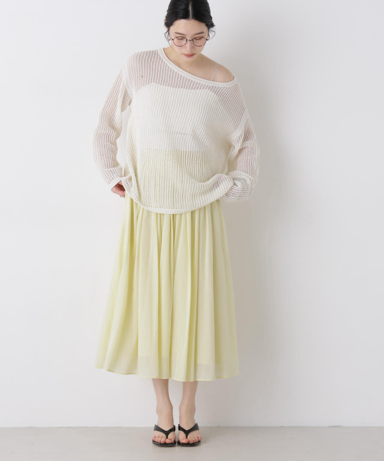 made in india タックフレアスカート(セットアップ可) 6696230300