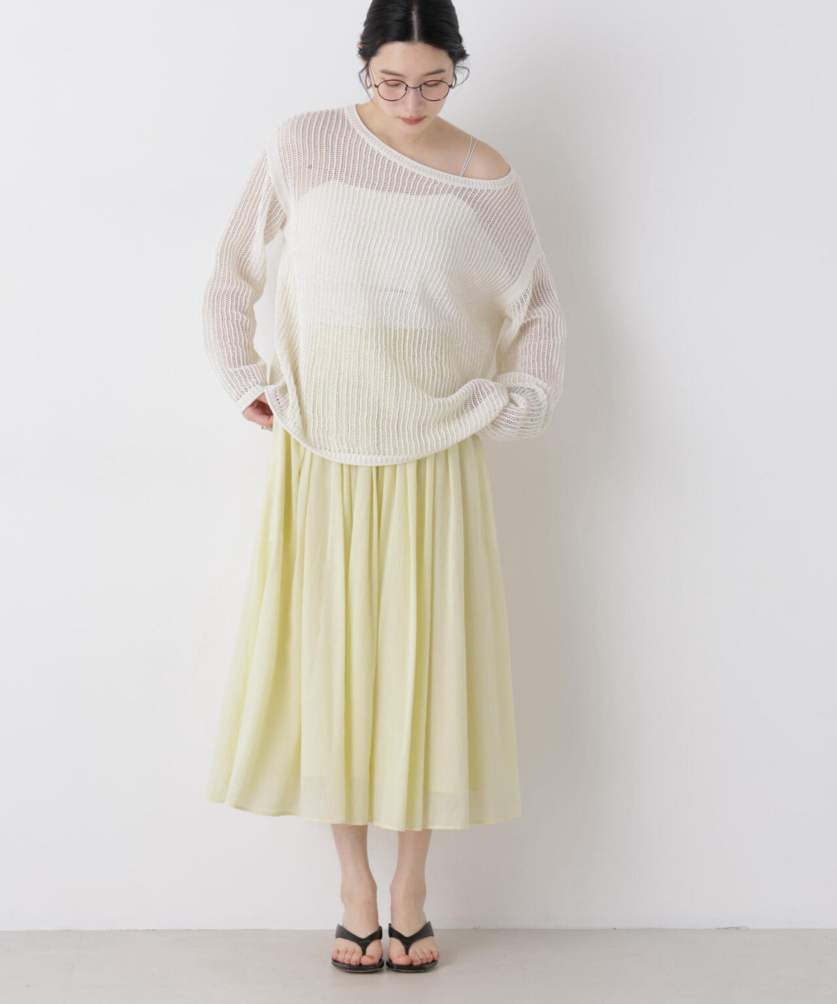 made in india タックフレアスカート(セットアップ可) 6696230300