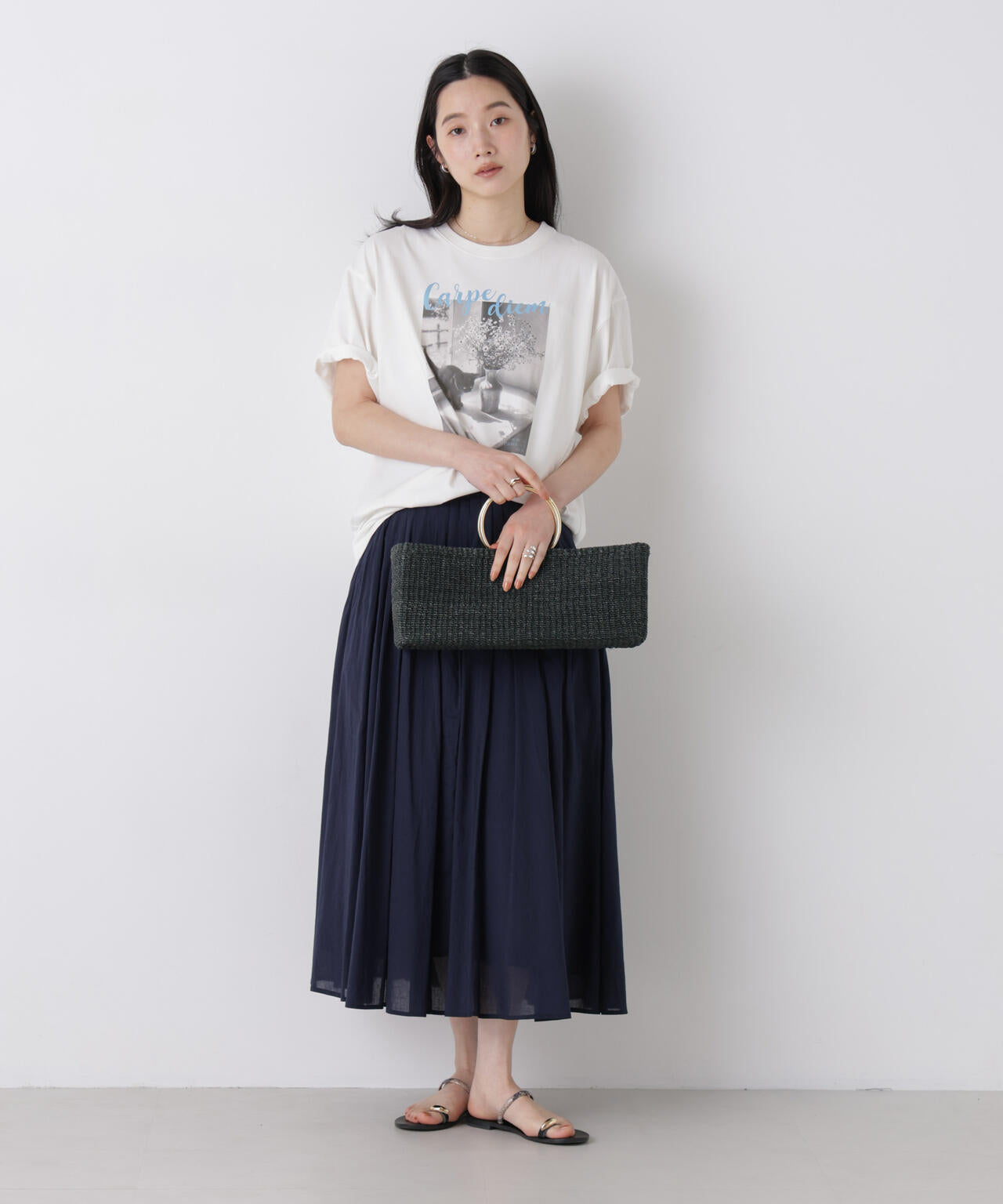 made in india タックフレアスカート(セットアップ可) 6696230300