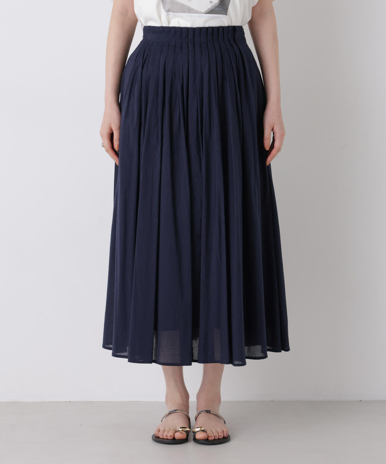 made in india タックフレアスカート(セットアップ可) 6696230300
