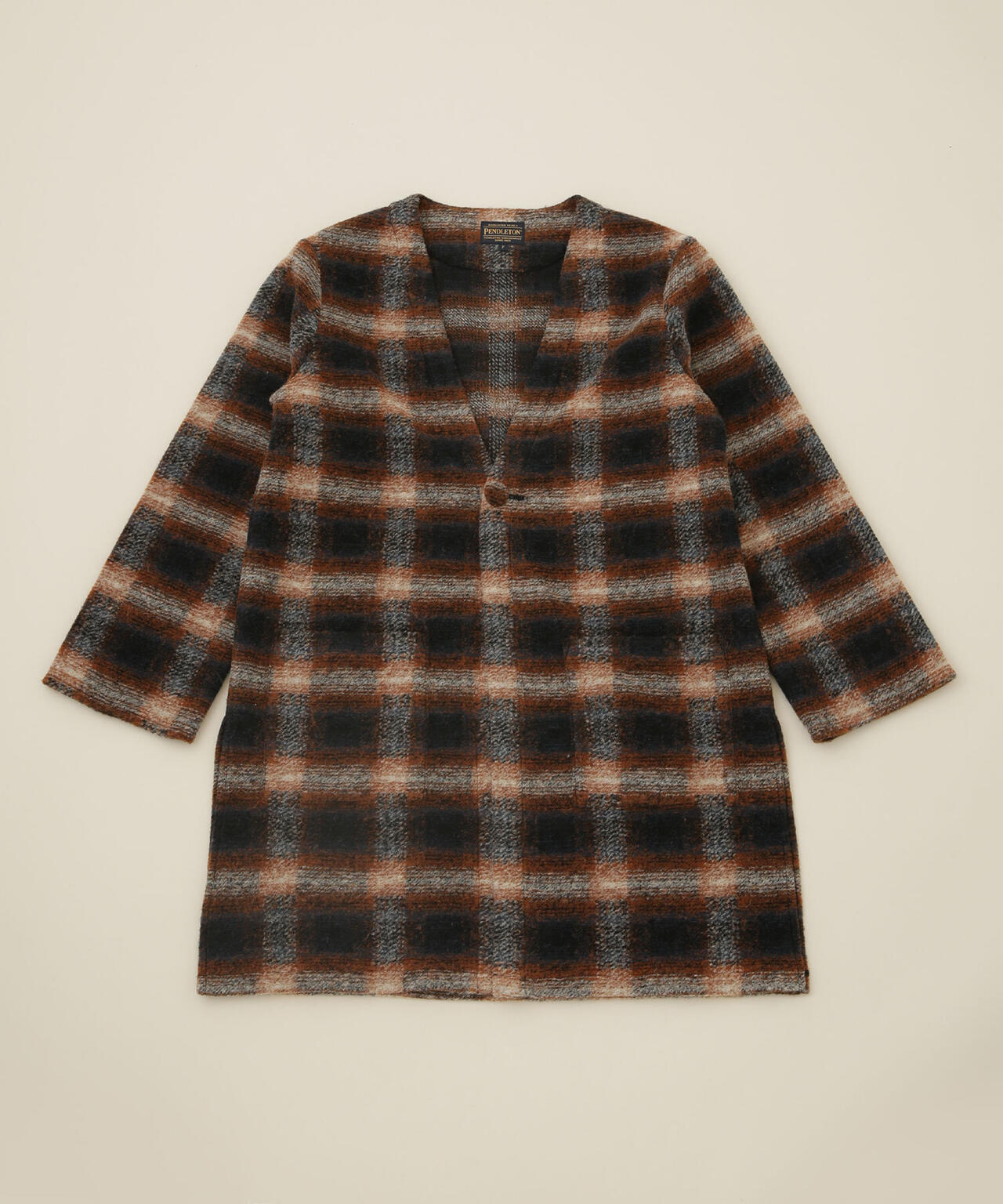 PENDLETON/別注 Switching V neck Cardigan 6702222139