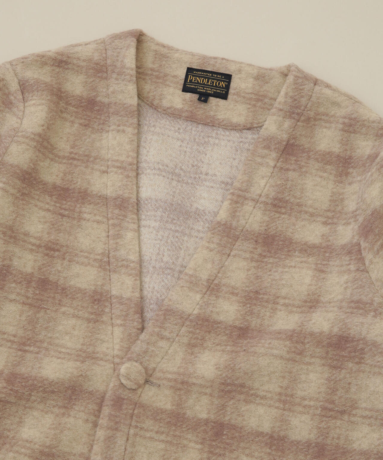 PENDLETON/別注 Switching V neck Cardigan 6702222139