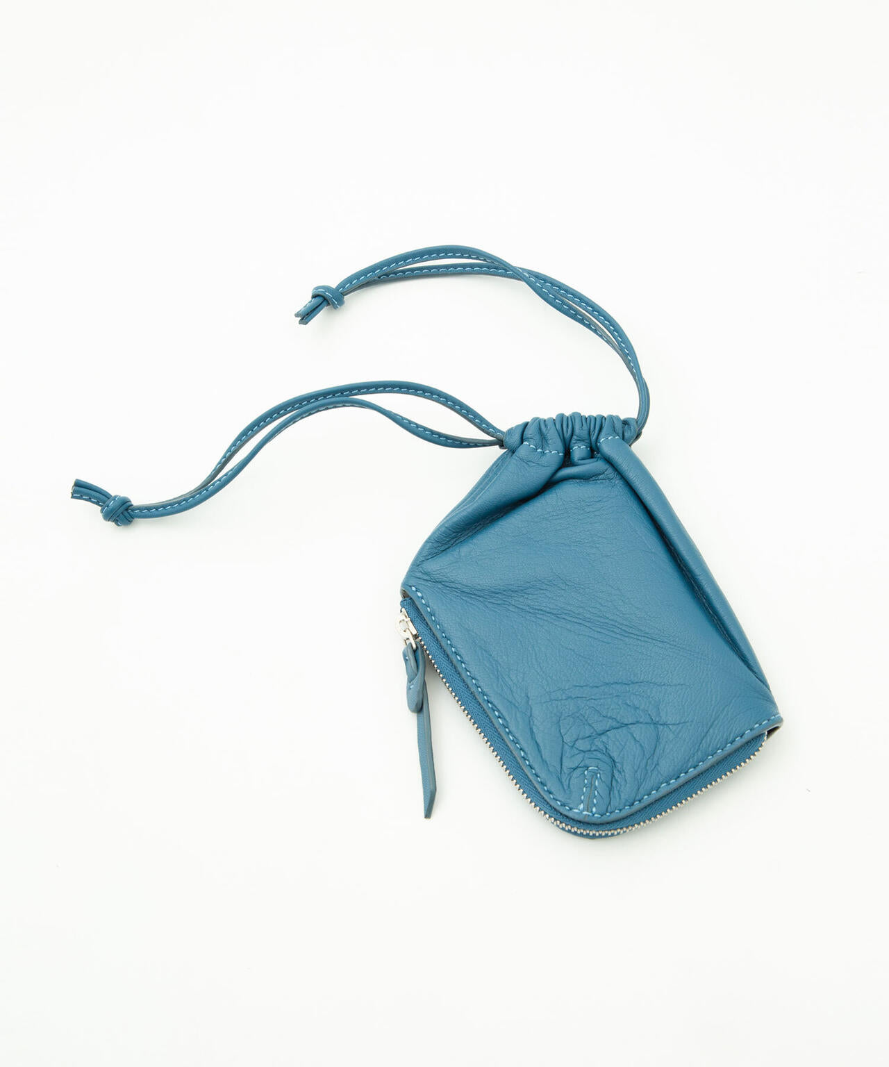 ED ROBERT JUDSON/drawstring L-zip purse