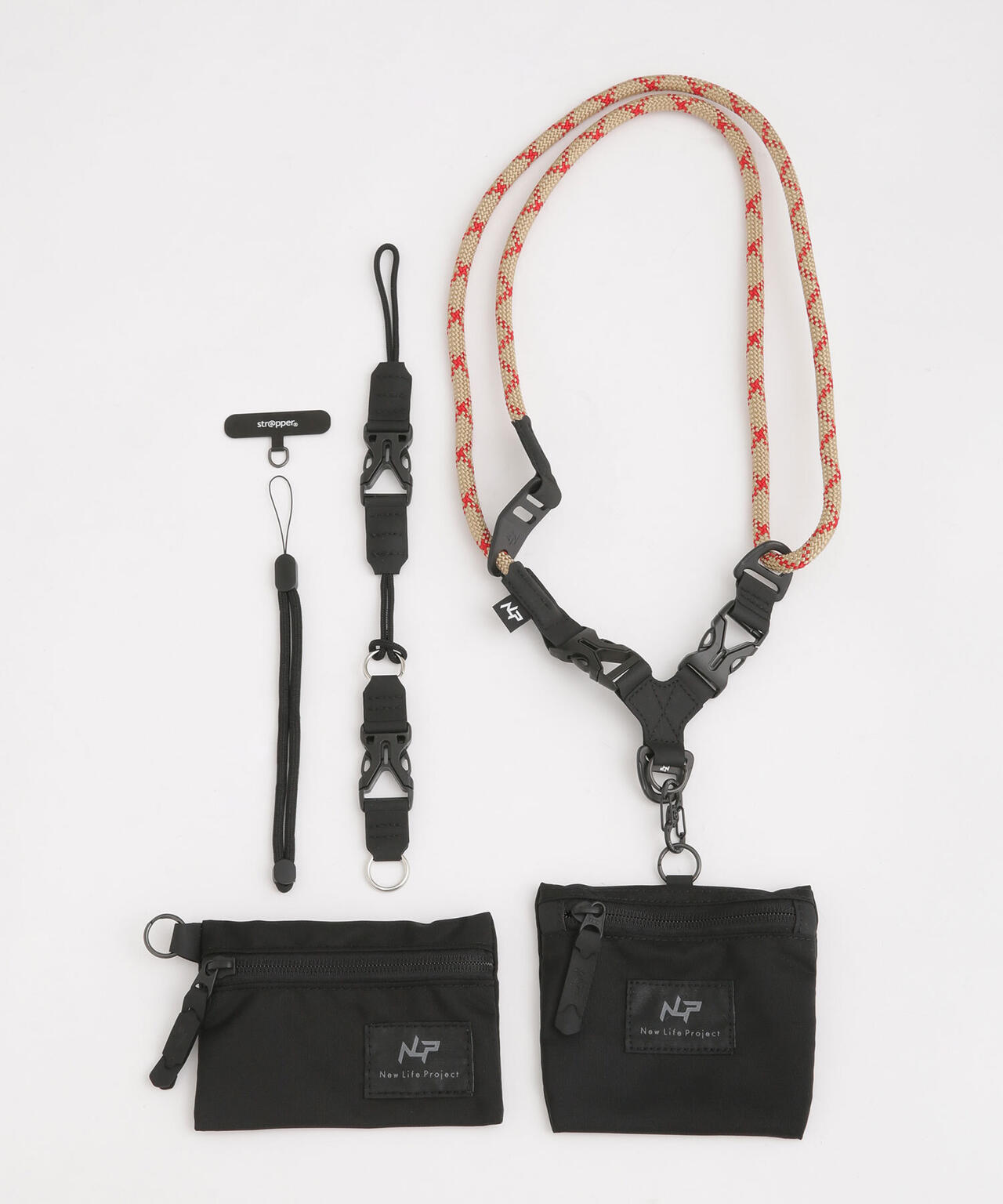 New life Project/別注MULTI STRAP WITH ZIP・ID 6703132124