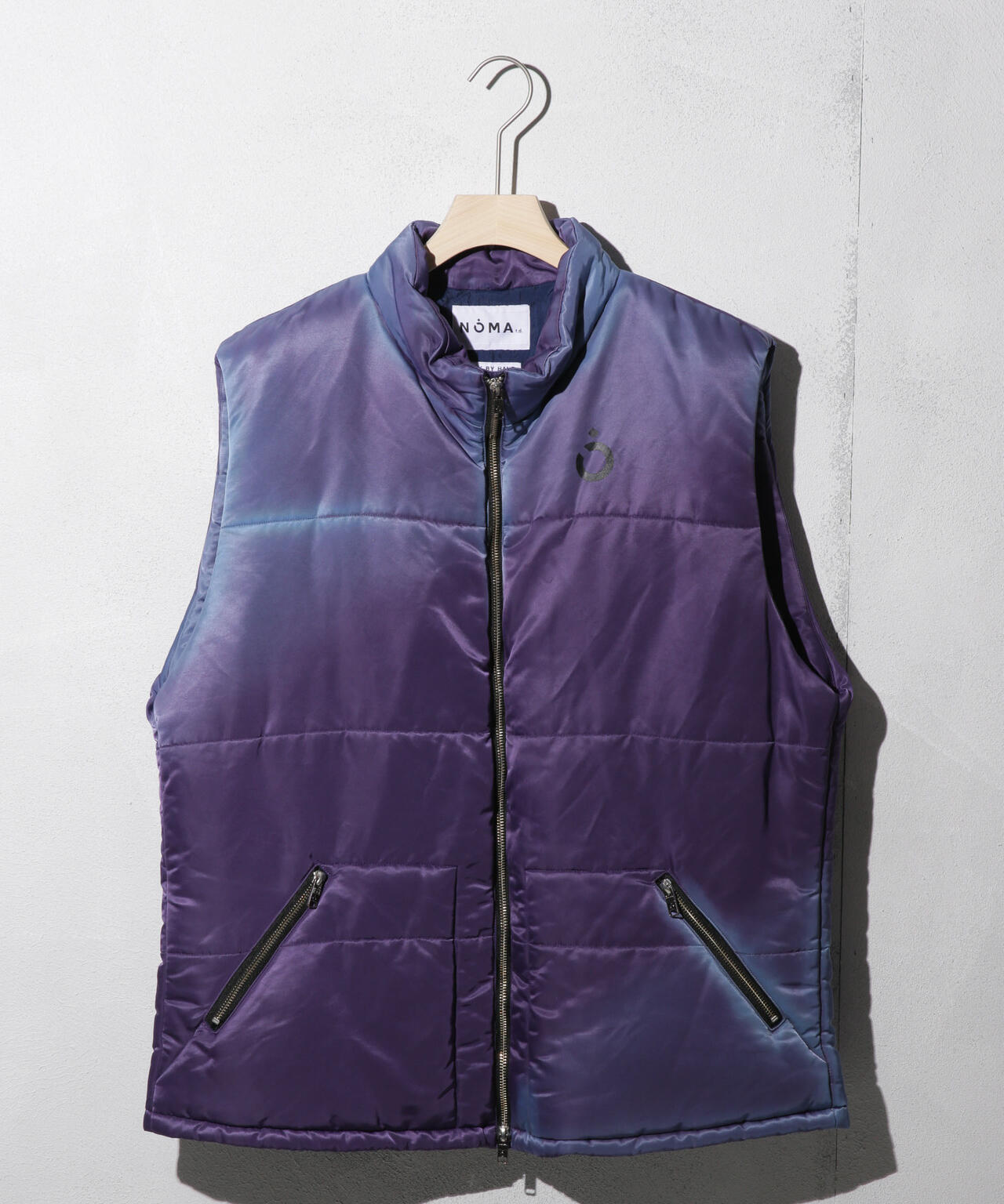 NOMA t．d．/Hand Dyed Puffer Vest