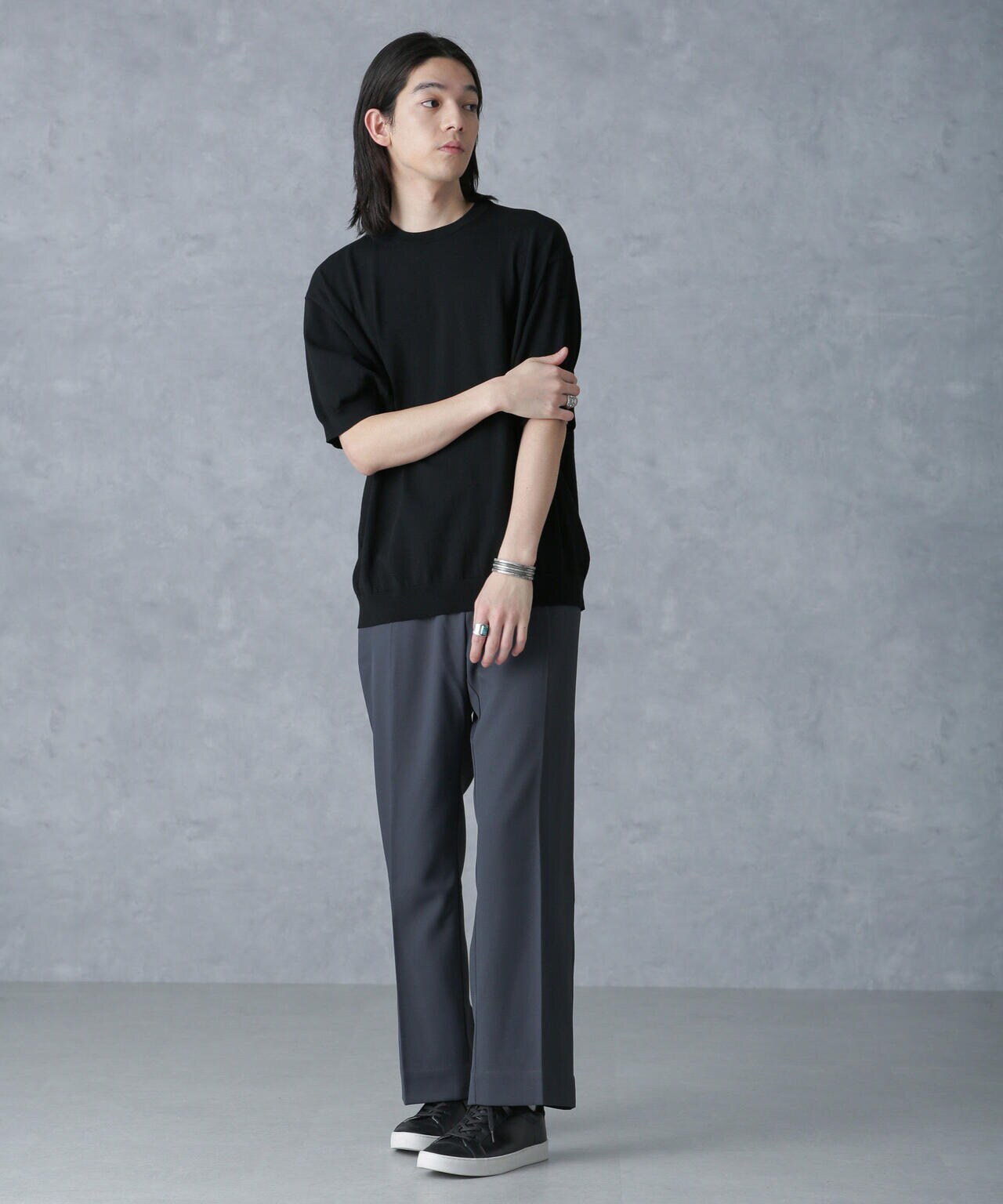 crepuscule/別注 S/S CREWNECK KNIT 6704122039