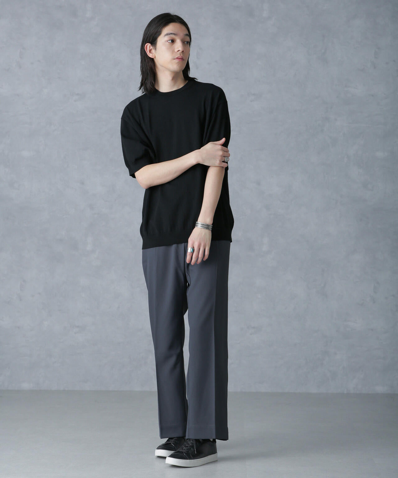 crepuscule/別注 S/S CREWNECK KNIT 6704122039