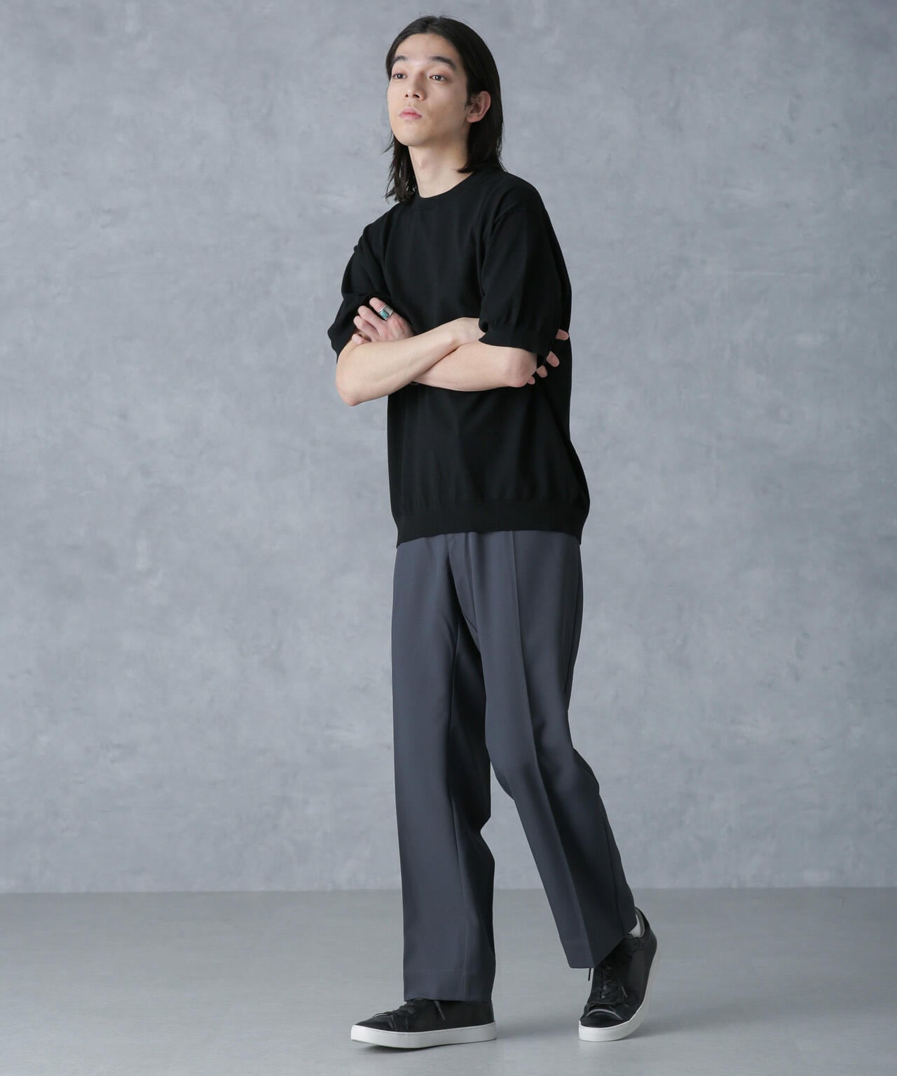 crepuscule/別注 S/S CREWNECK KNIT 6704122039