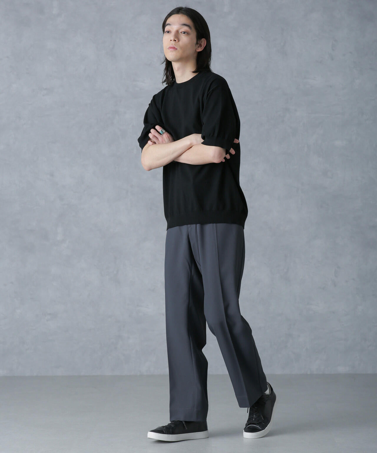 crepuscule/別注 S/S CREWNECK KNIT 6704122039