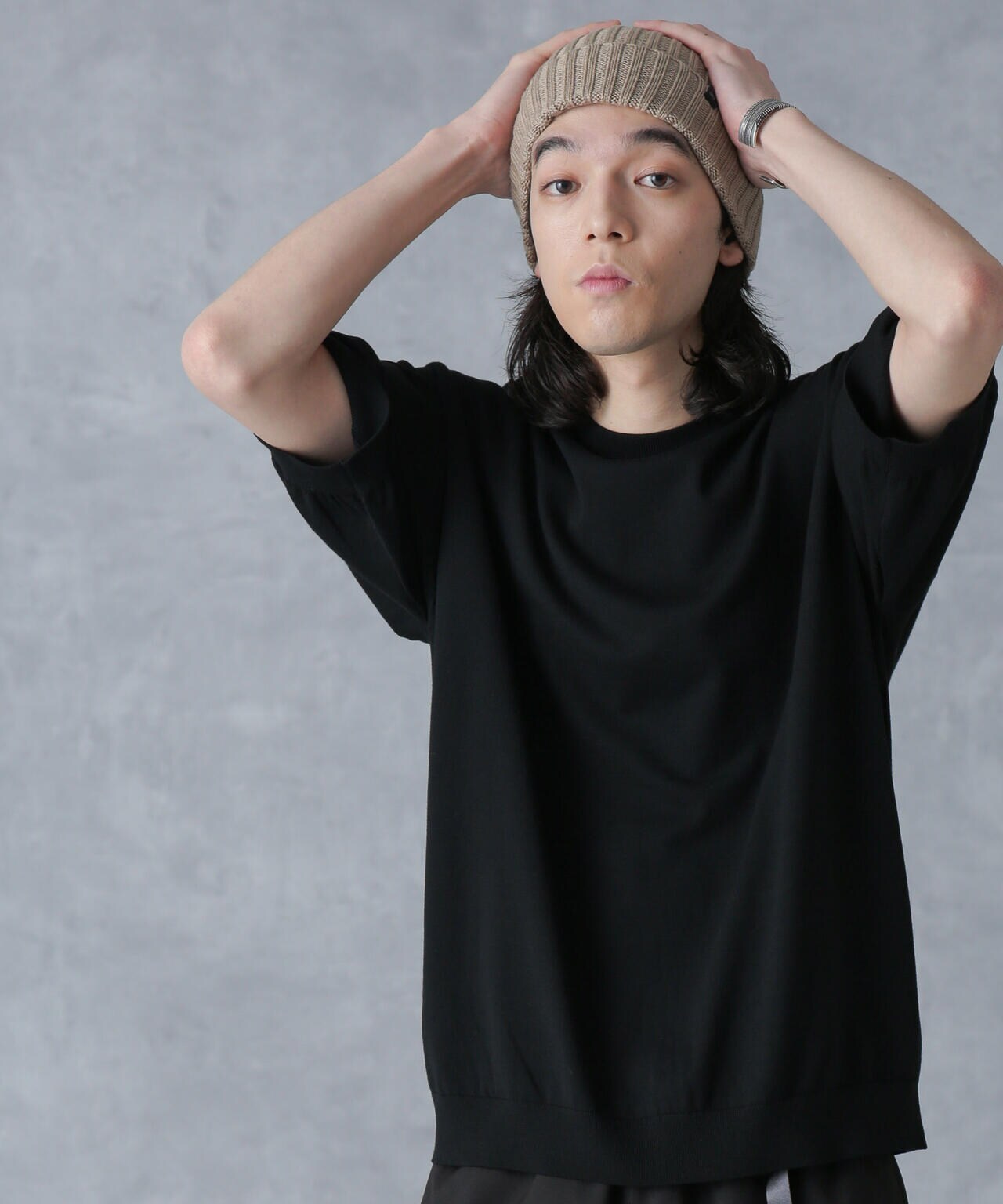 crepuscule/別注 S/S CREWNECK KNIT 6704122039