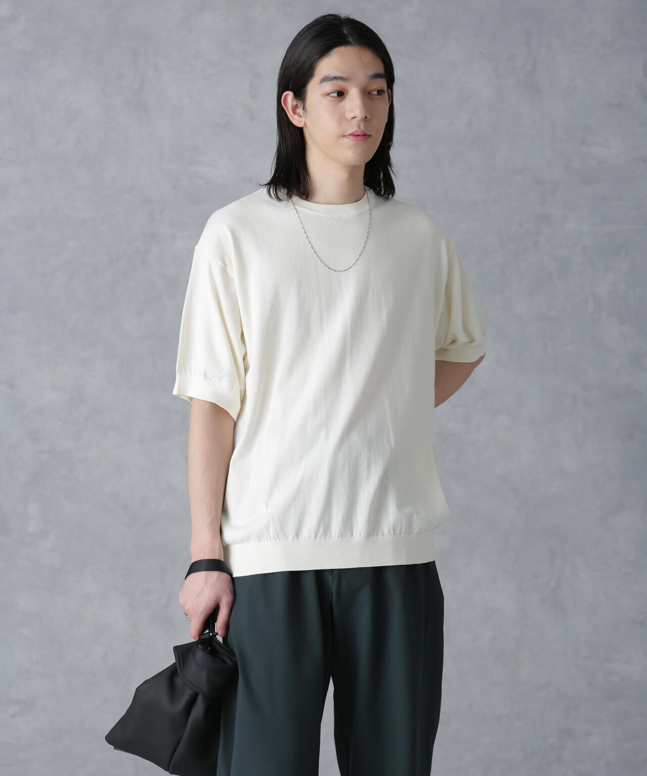 crepuscule/別注 S/S CREWNECK KNIT 6704122039