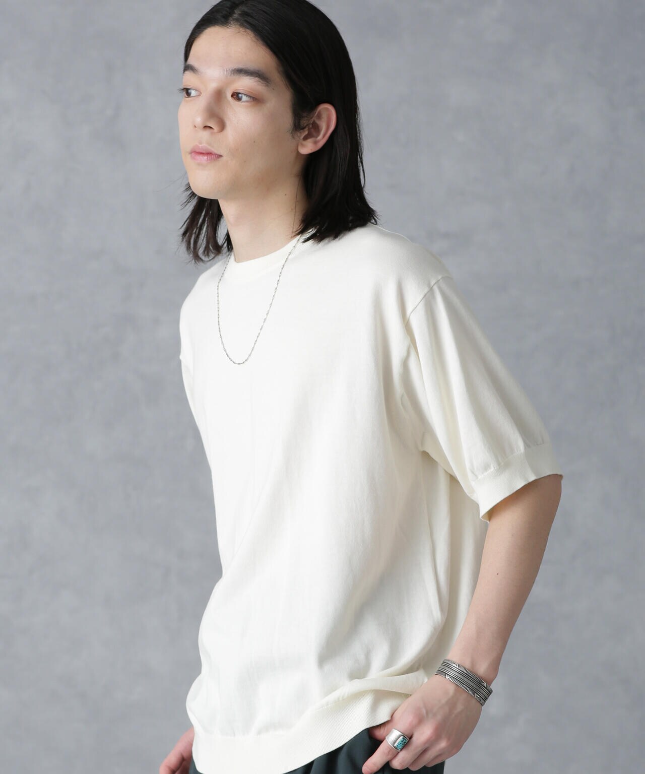 crepuscule/別注 S/S CREWNECK KNIT 6704122039