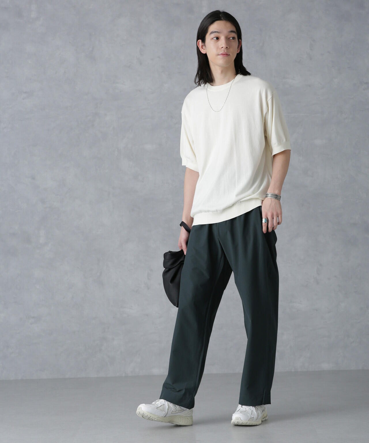 crepuscule/別注 S/S CREWNECK KNIT 6704122039