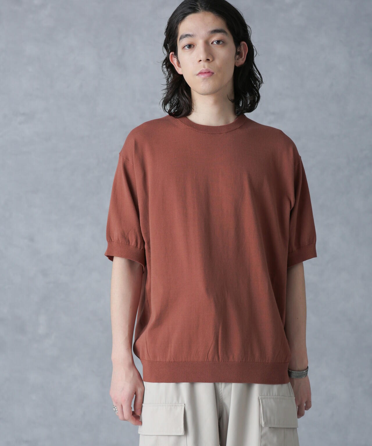 crepuscule/別注 S/S CREWNECK KNIT 6704122039
