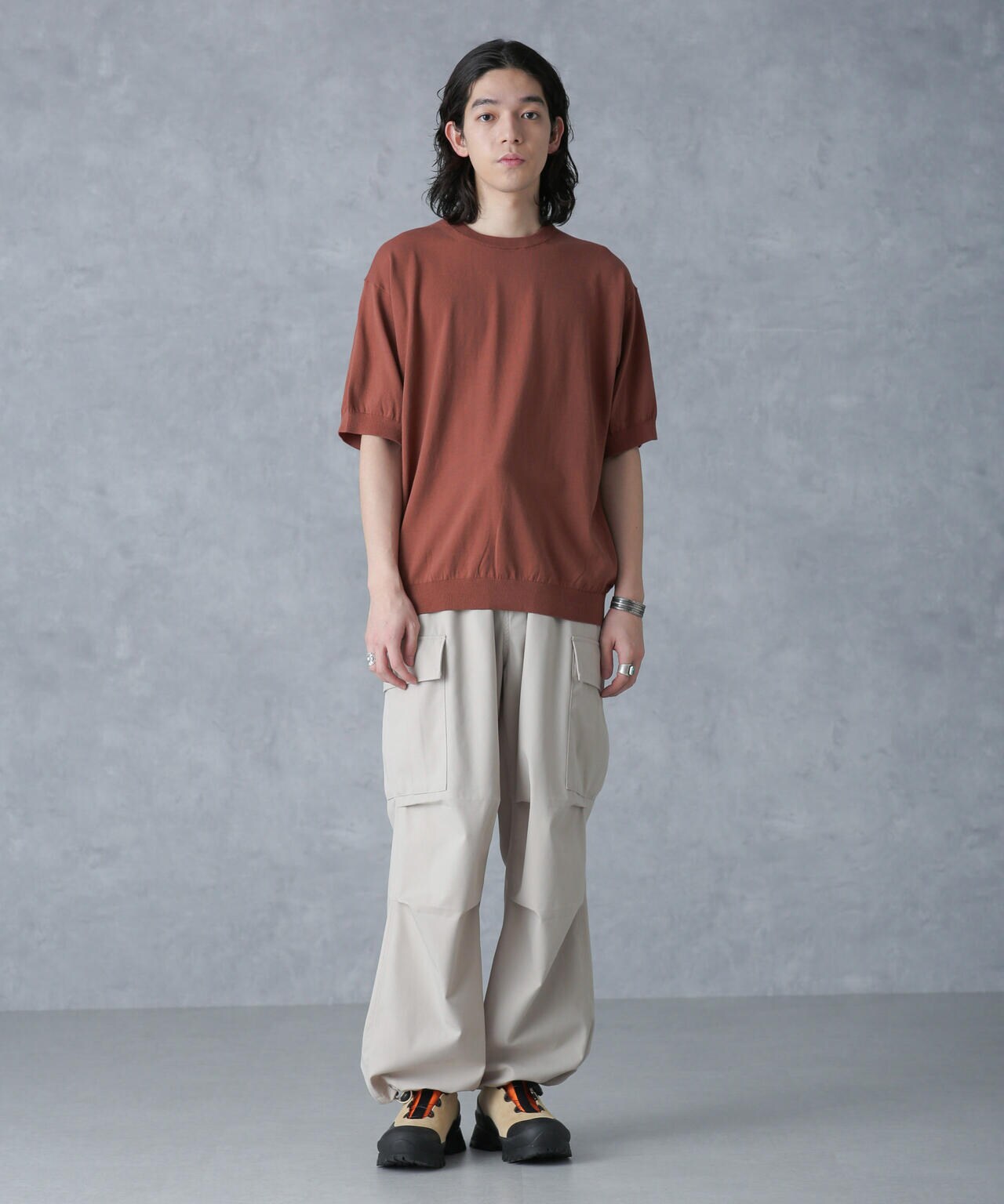 crepuscule/別注 S/S CREWNECK KNIT 6704122039