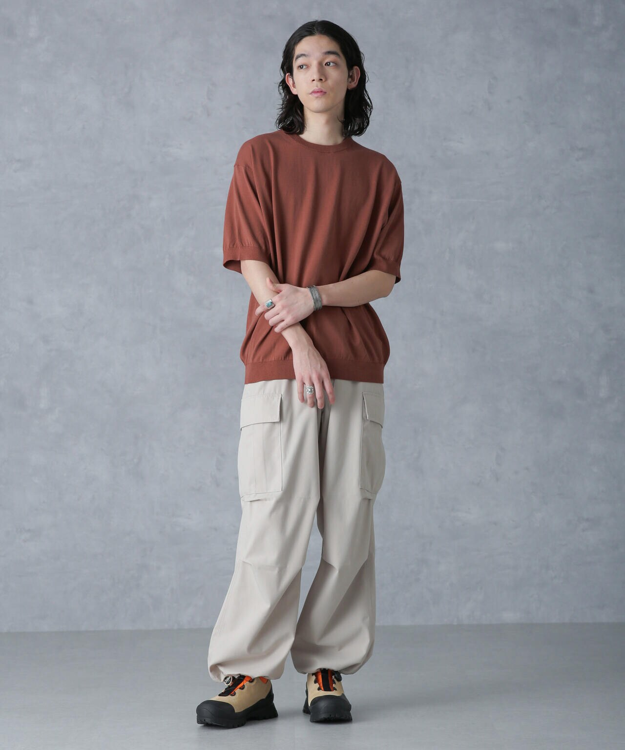 crepuscule/別注 S/S CREWNECK KNIT 6704122039