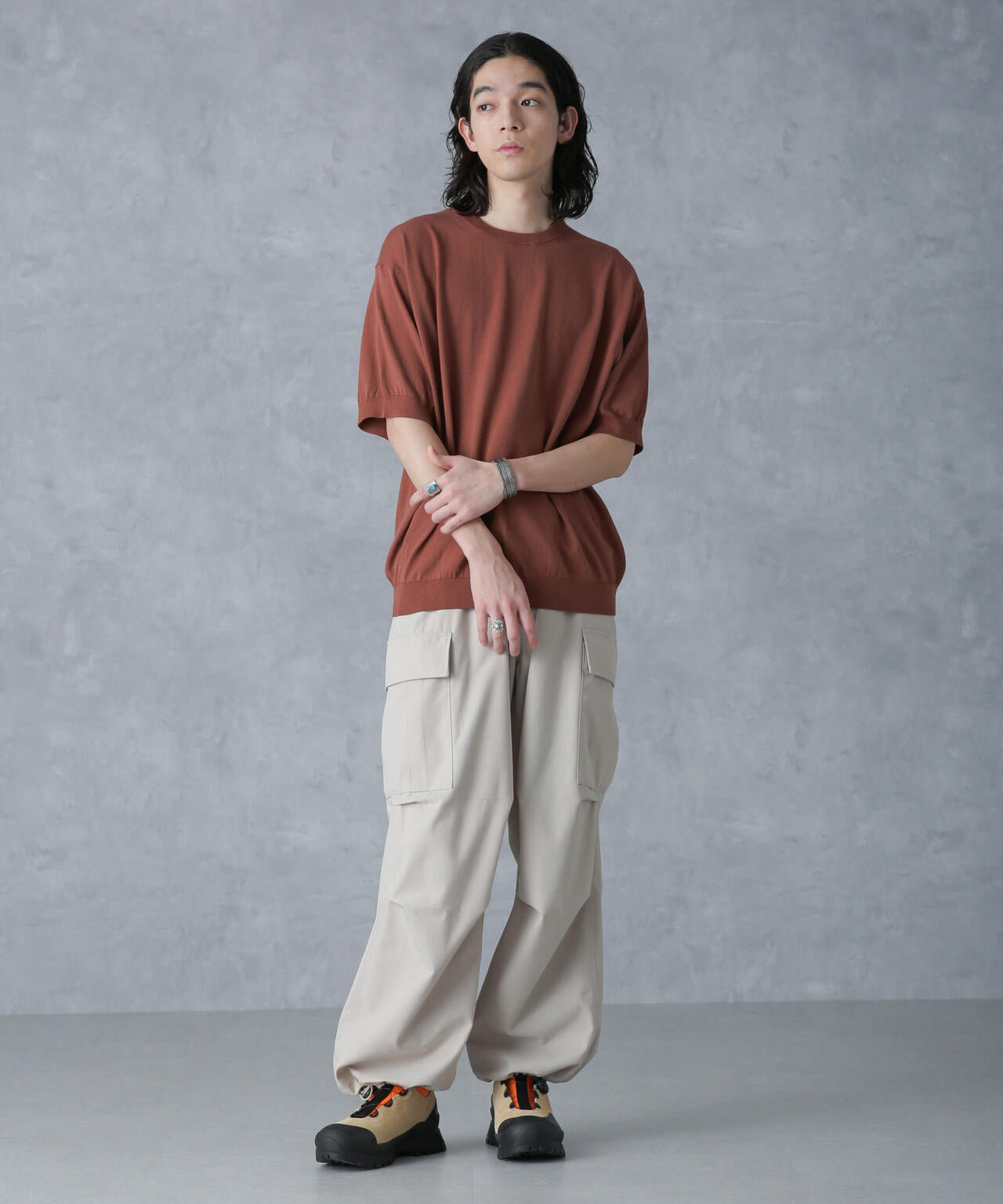 crepuscule/別注 S/S CREWNECK KNIT 6704122039
