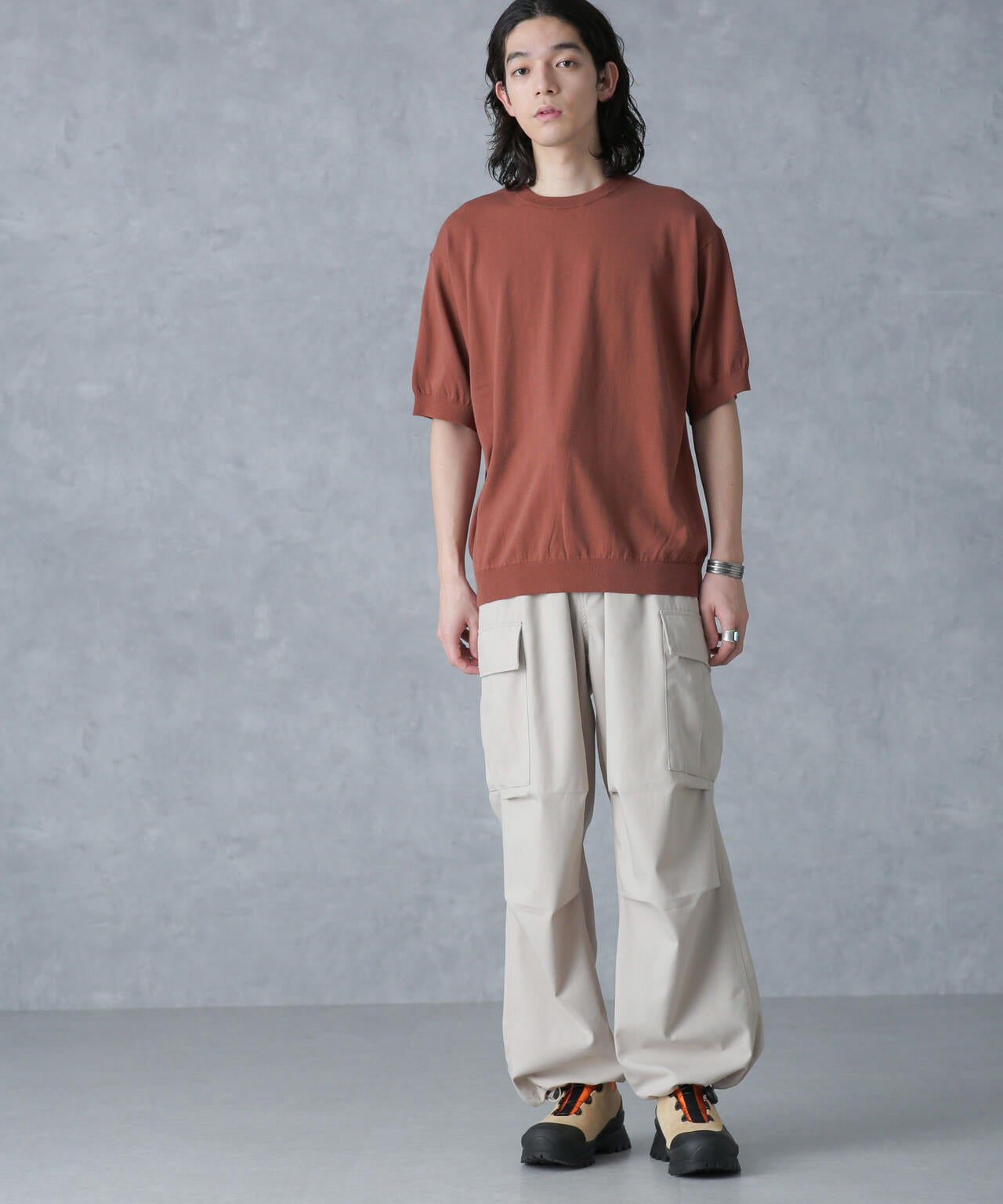 crepuscule/別注 S/S CREWNECK KNIT 6704122039