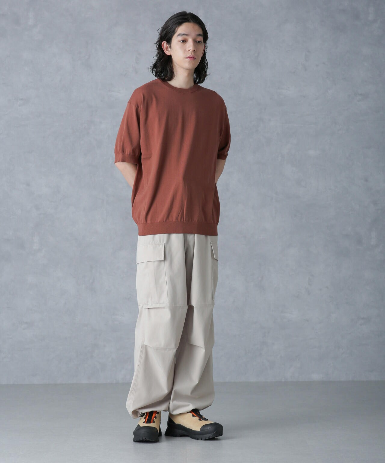 crepuscule/別注 S/S CREWNECK KNIT 6704122039