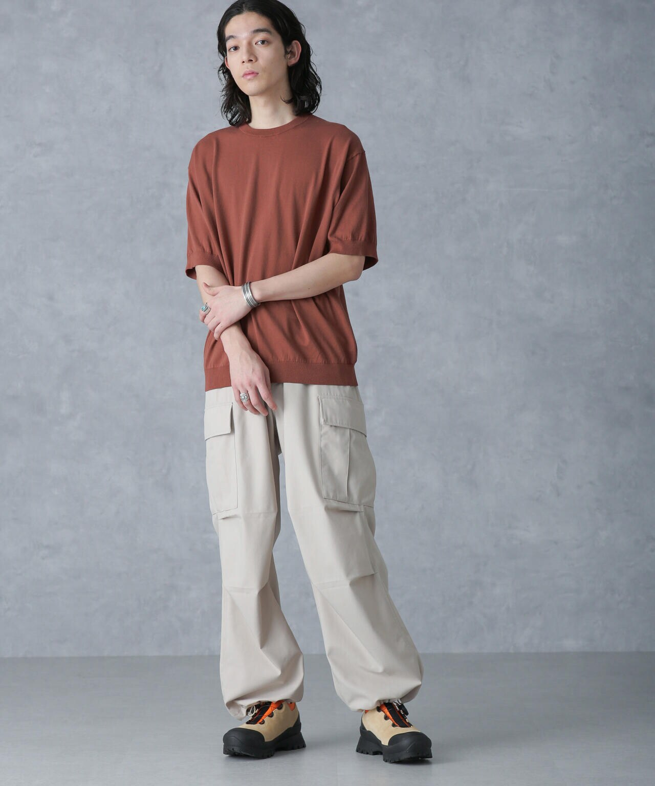 crepuscule/別注 S/S CREWNECK KNIT 6704122039