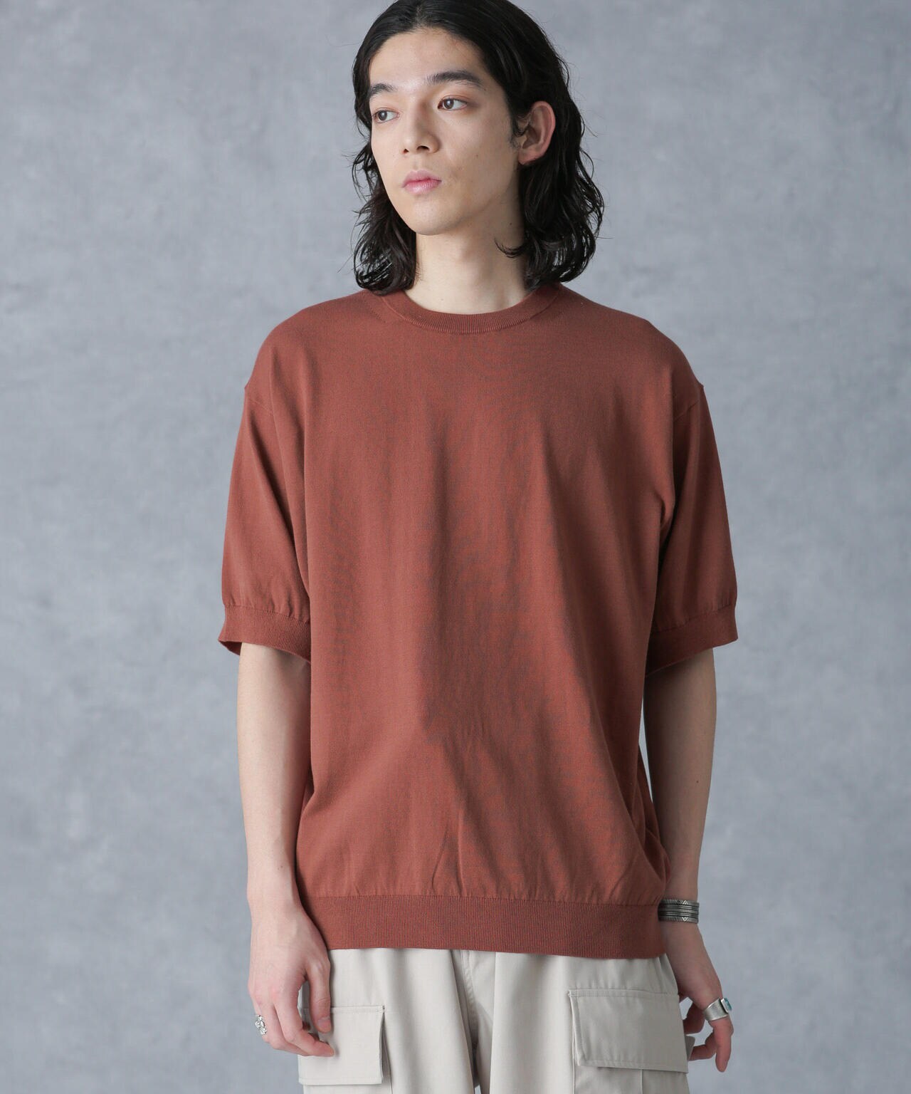 crepuscule/別注 S/S CREWNECK KNIT 6704122039
