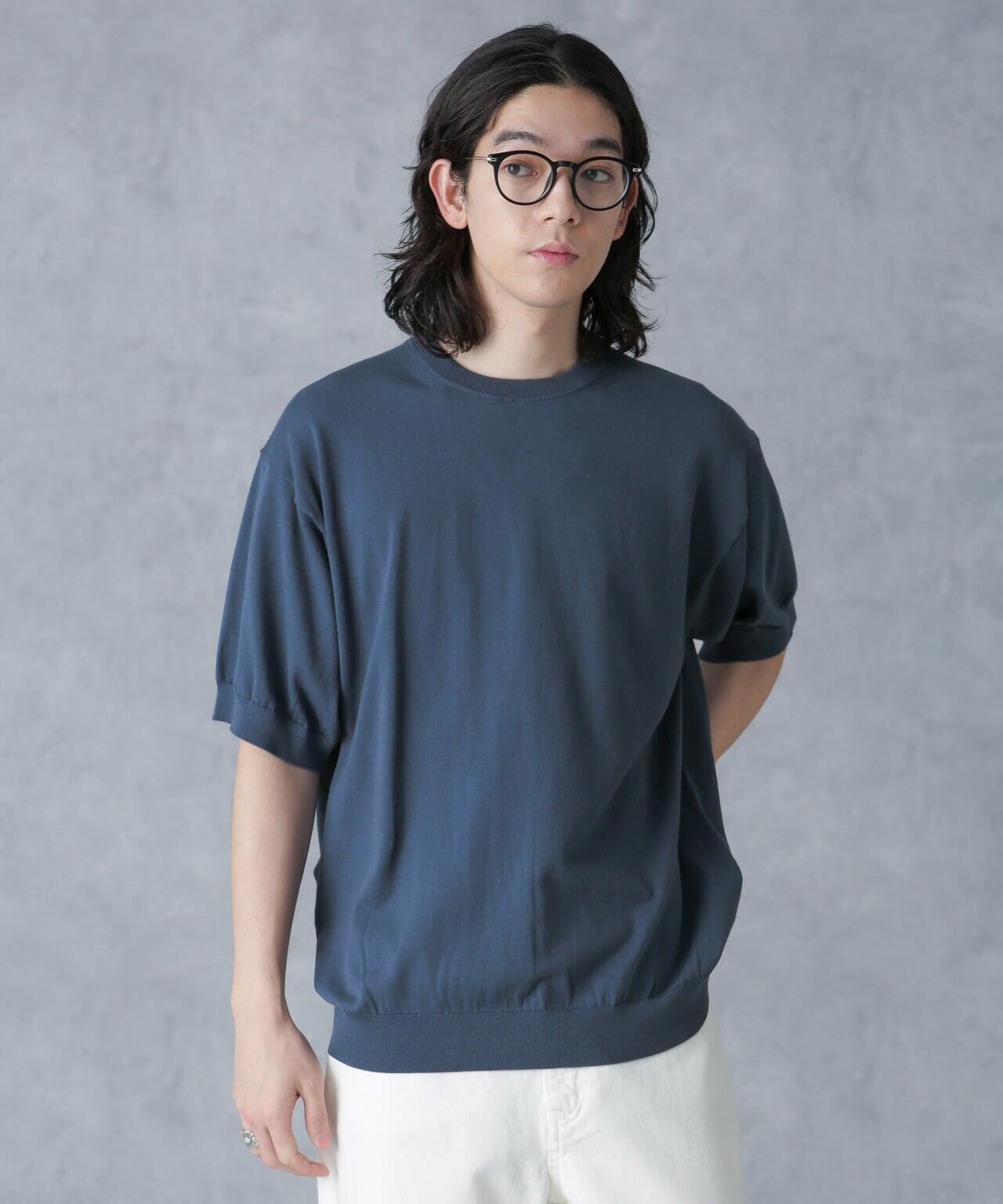 crepuscule/別注 S/S CREWNECK KNIT 6704122039