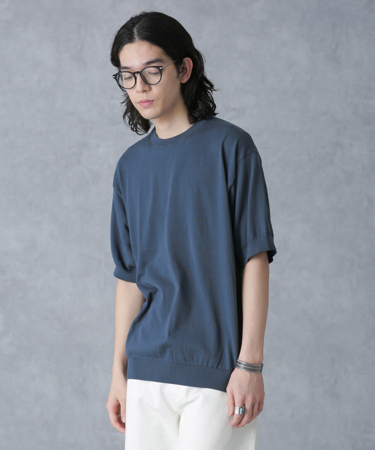 crepuscule/別注 S/S CREWNECK KNIT 6704122039