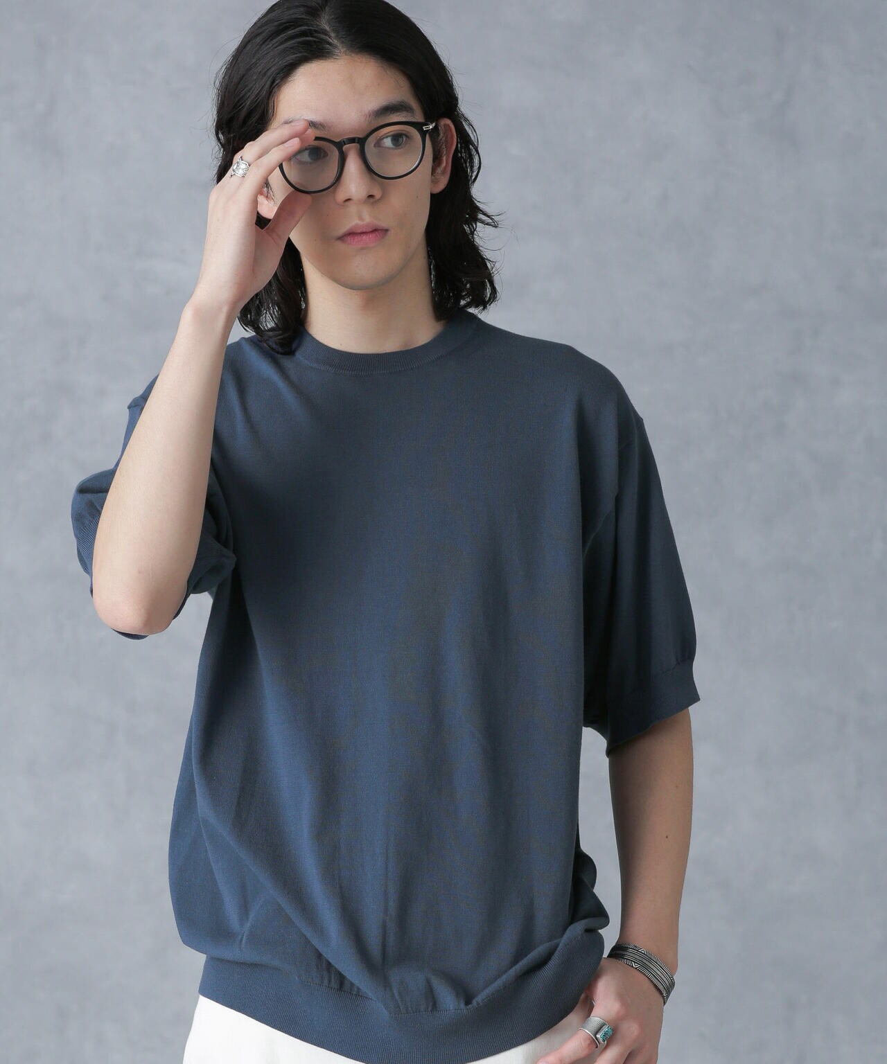 crepuscule/別注 S/S CREWNECK KNIT 6704122039