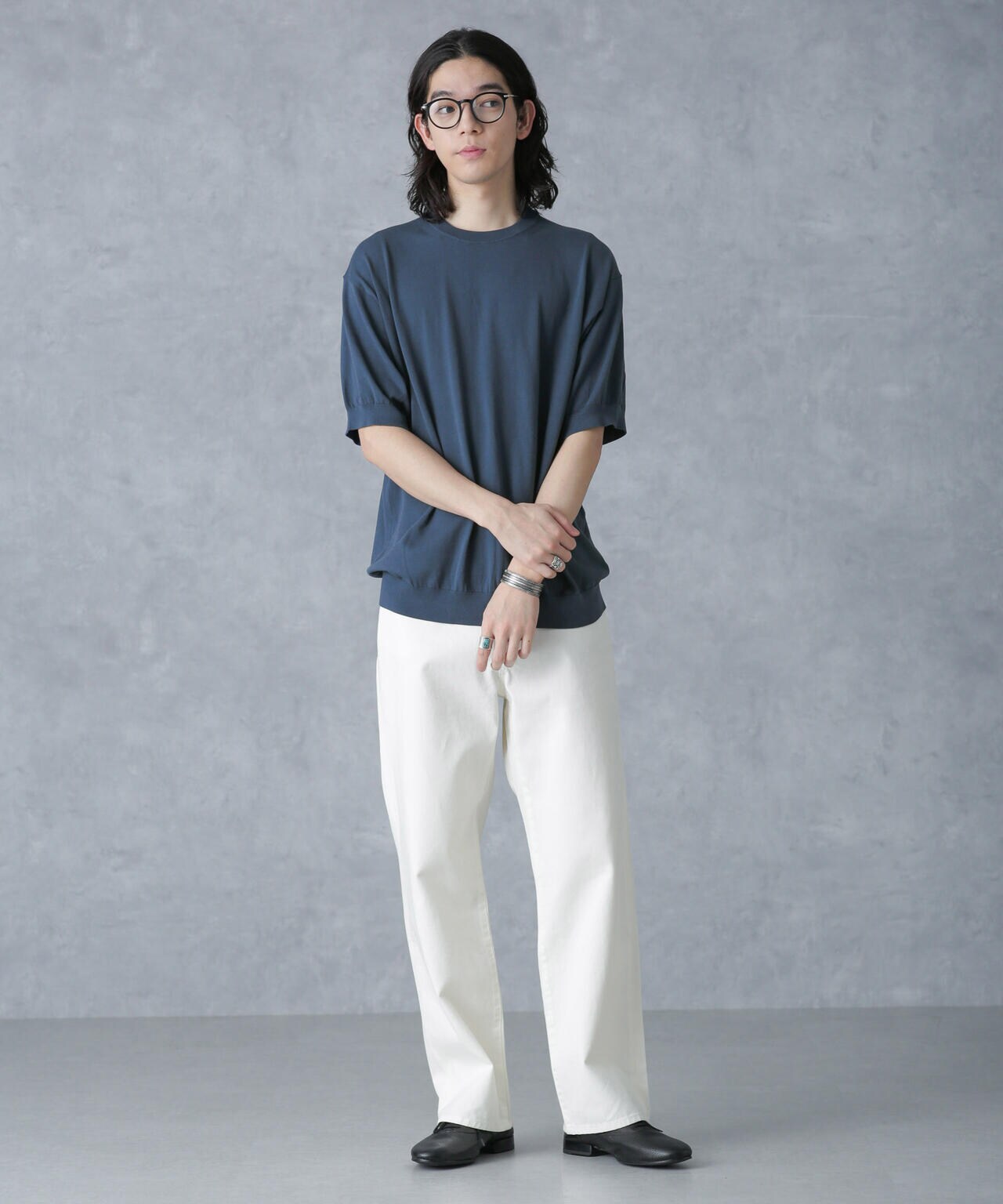 crepuscule/別注 S/S CREWNECK KNIT 6704122039